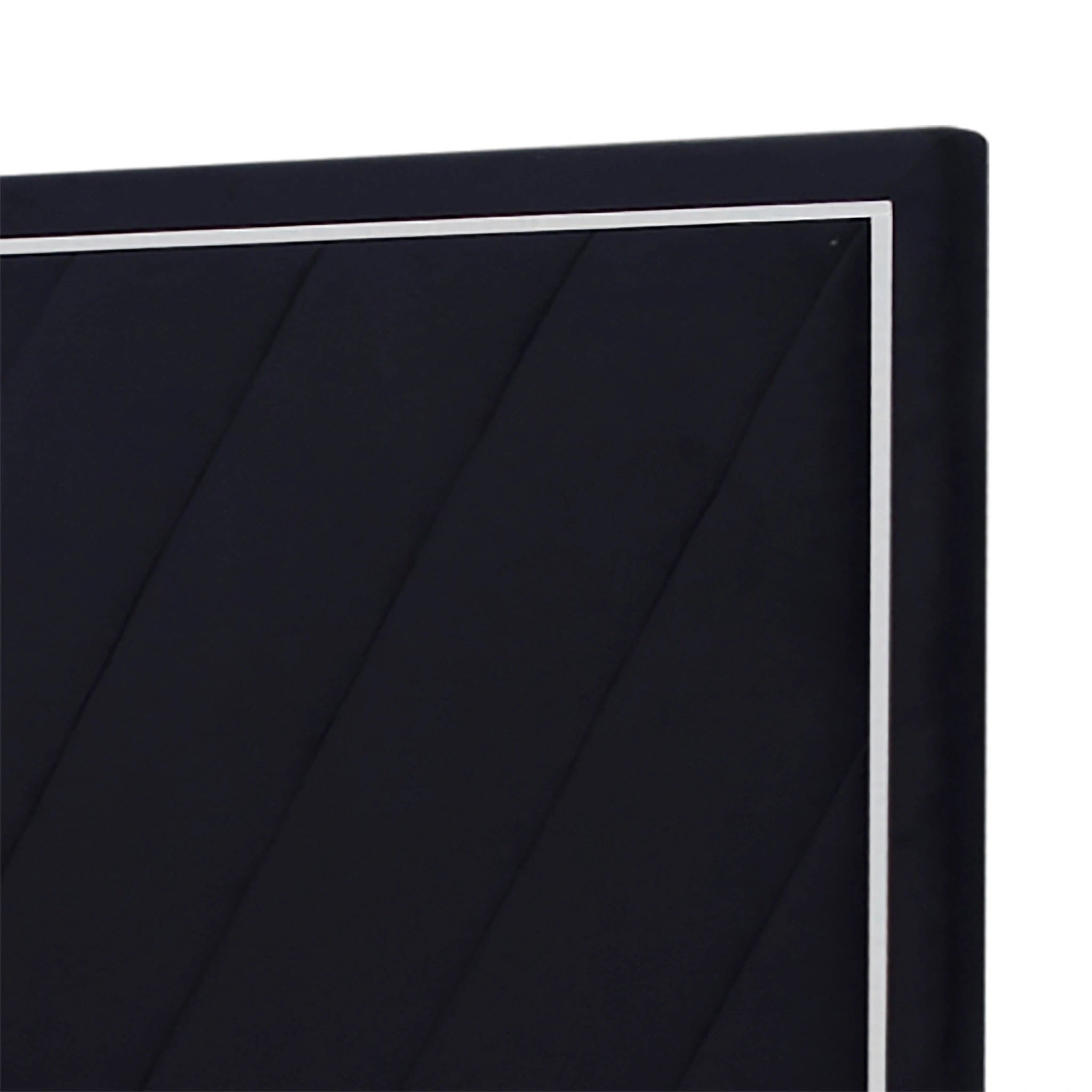 Ava 5/0 Q Headboard, Footboard & Slat Kit-Ebony