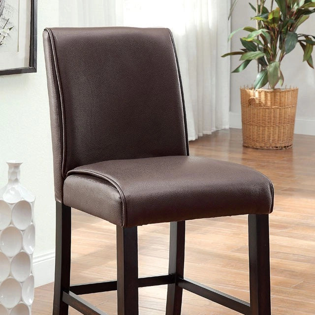 GLADSTONE II Dark Walnut Counter Ht. Chair (2/CTN)
