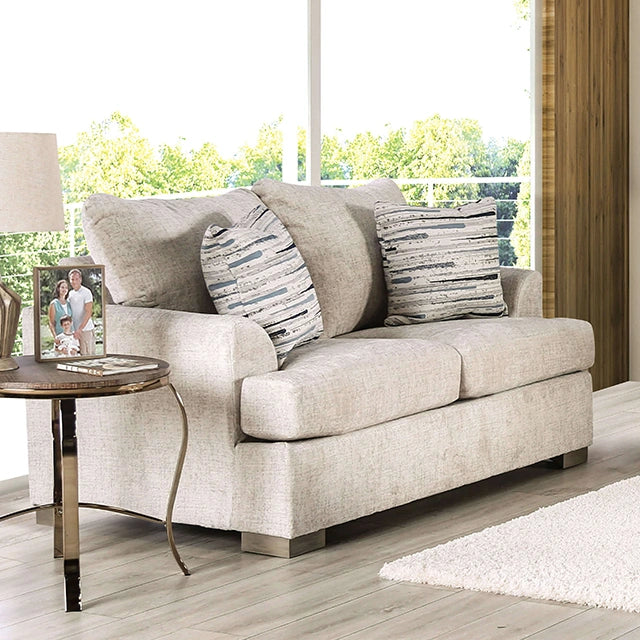 LEYTONSTONE Loveseat, Cream