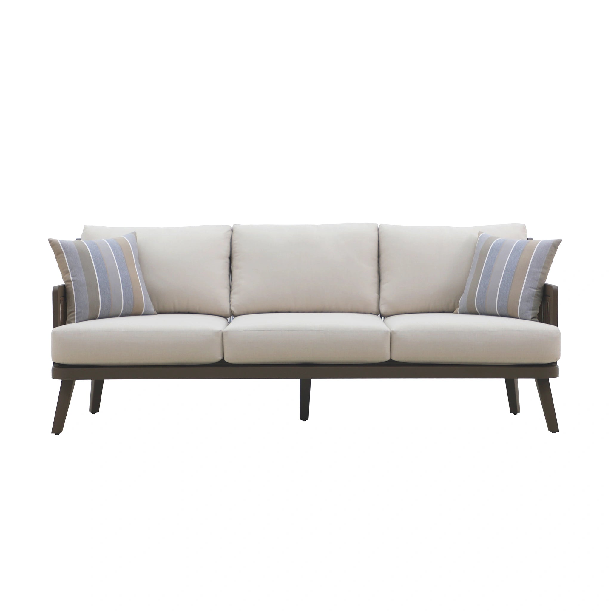 Genova Patio Sofa W/Two Accent Pillows