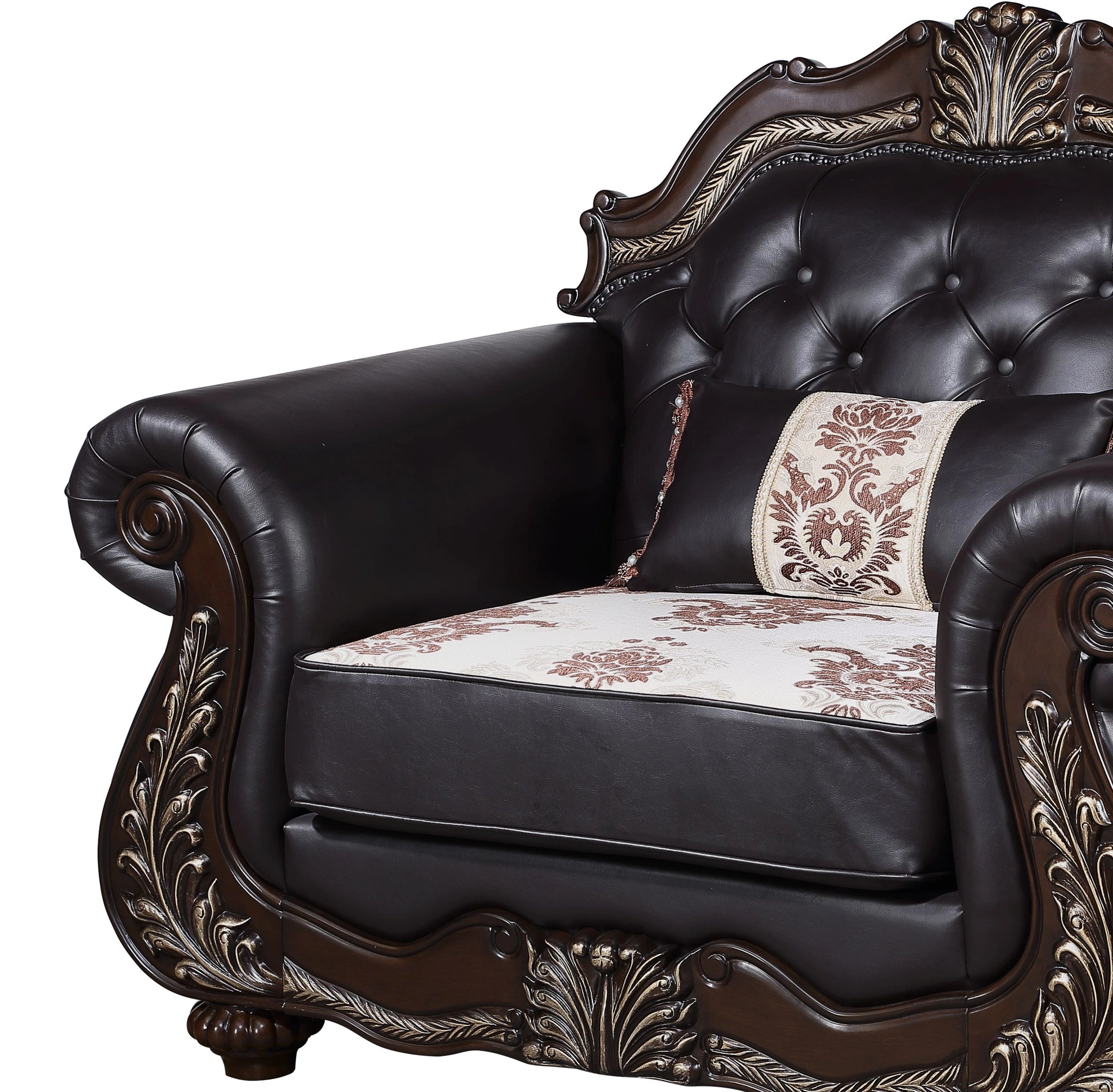 Maximus Chair Seat Cushion & Frame, Arms, And Throw Pillow