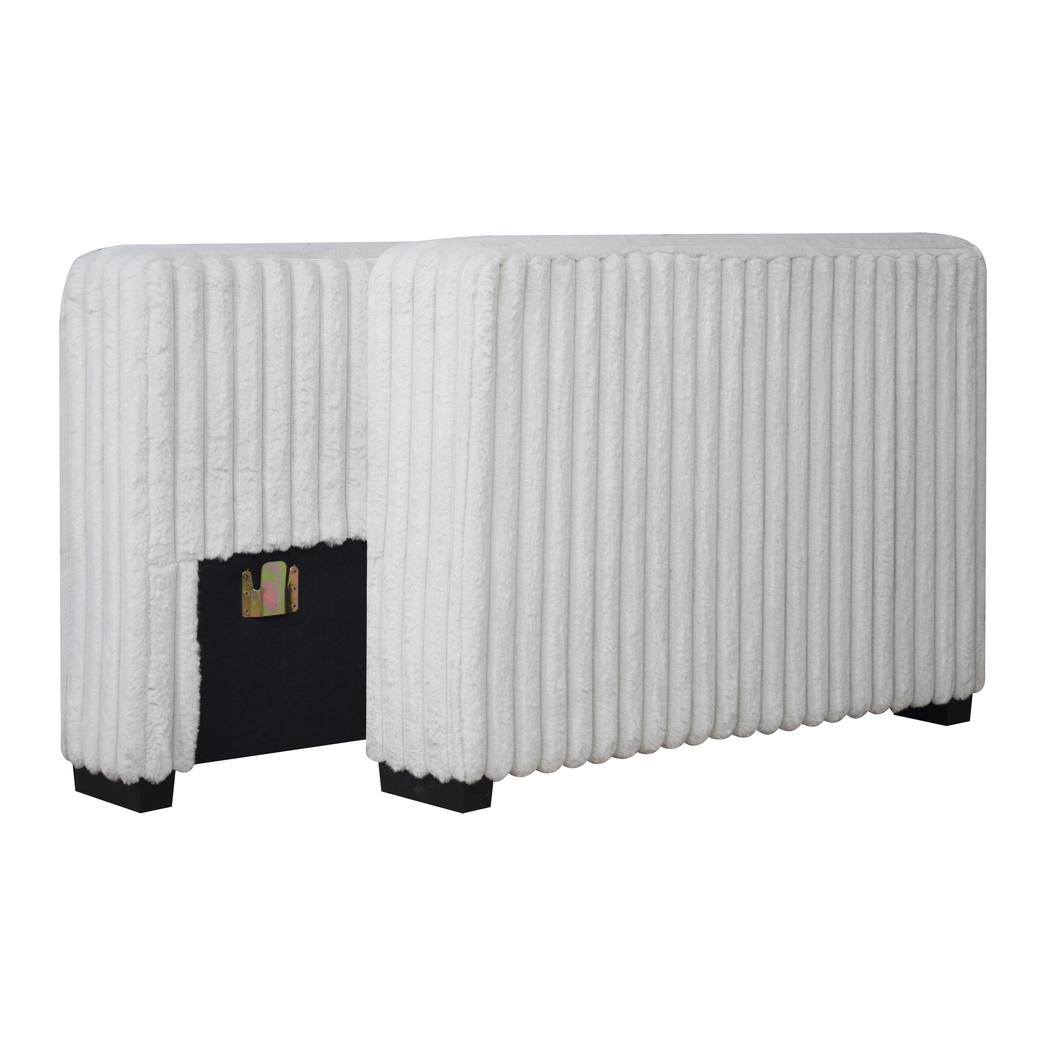 Bliss Set Of 2 Arms For Sectional-Mist Gray