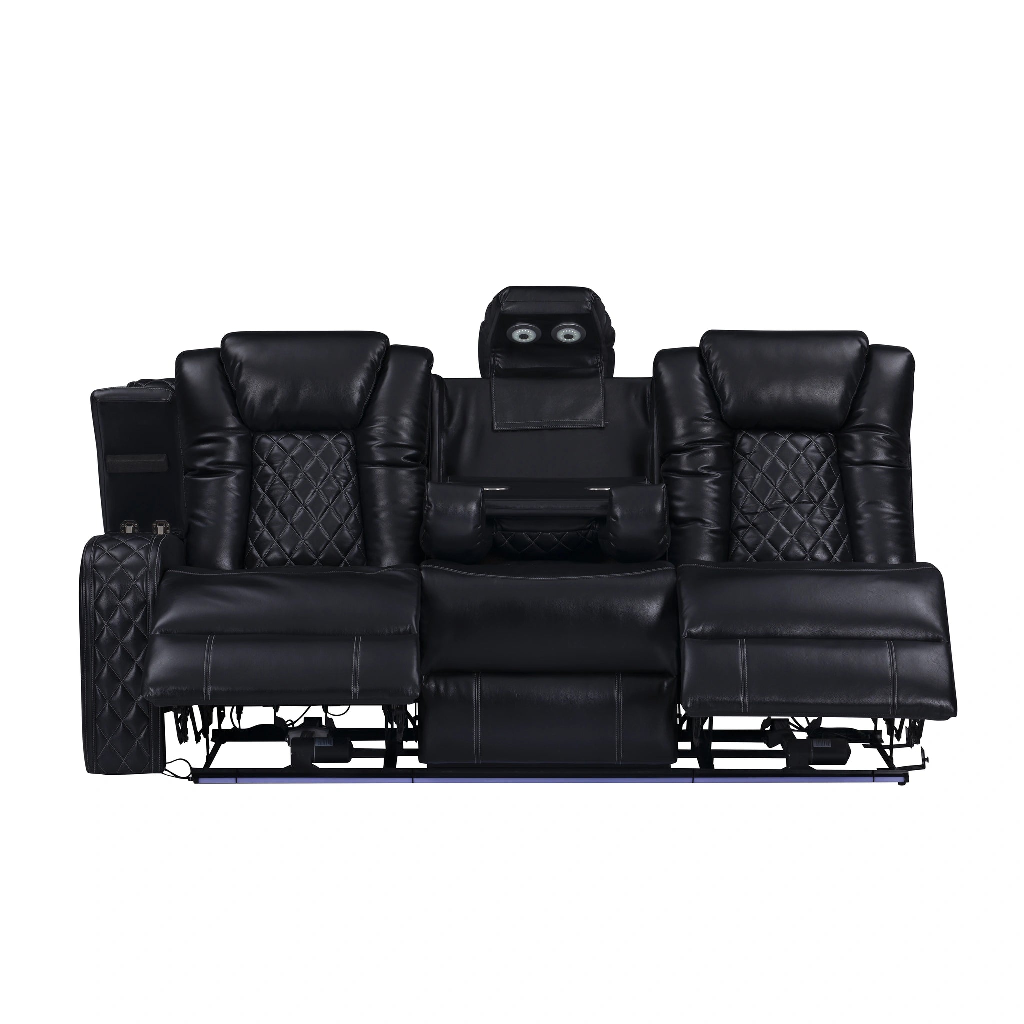 Orion Ii Laf Sofa W/Pwr Fr & Hr-Black