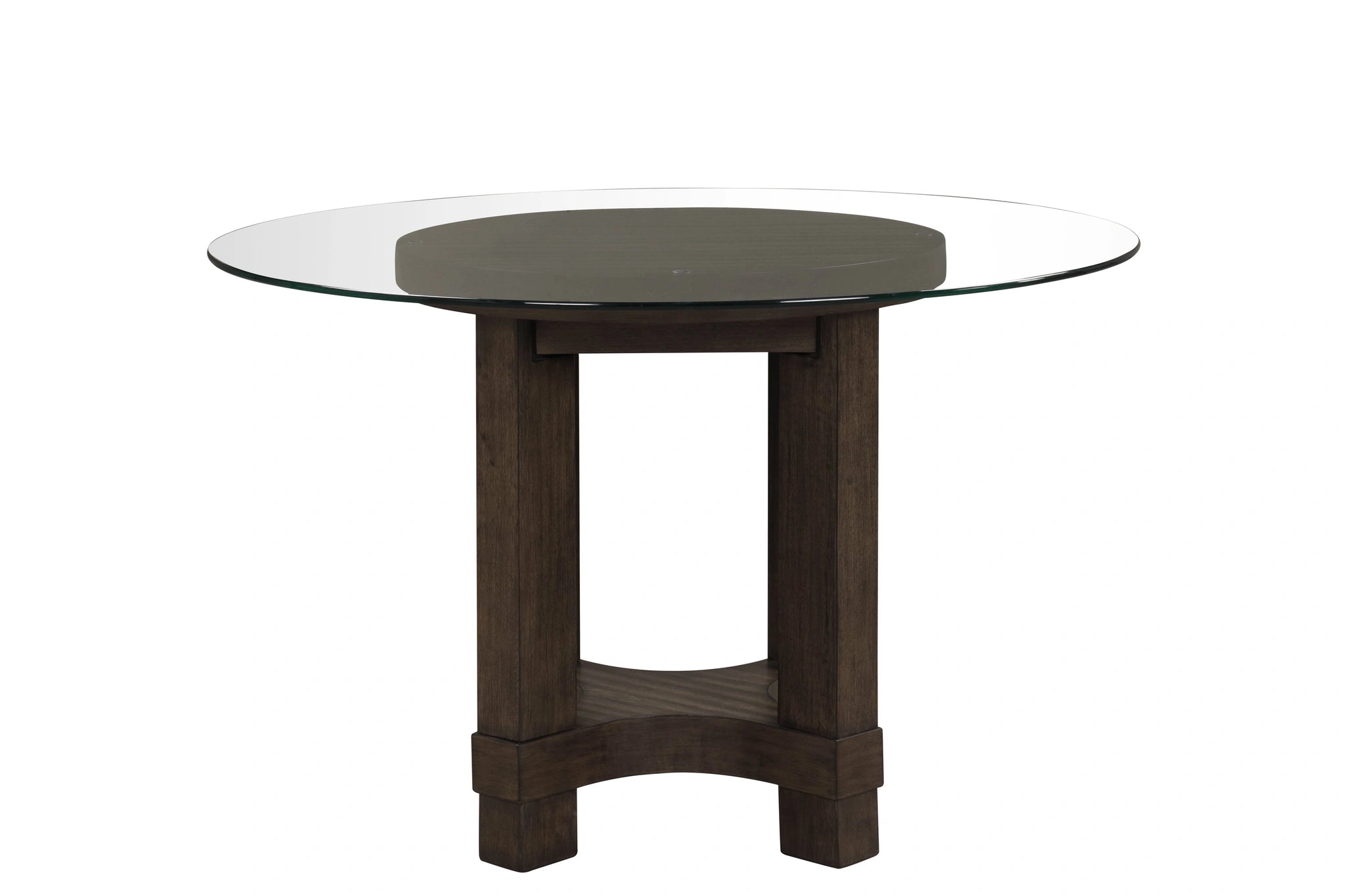 Cityscape 52" Round Dining Table Base-Walnut