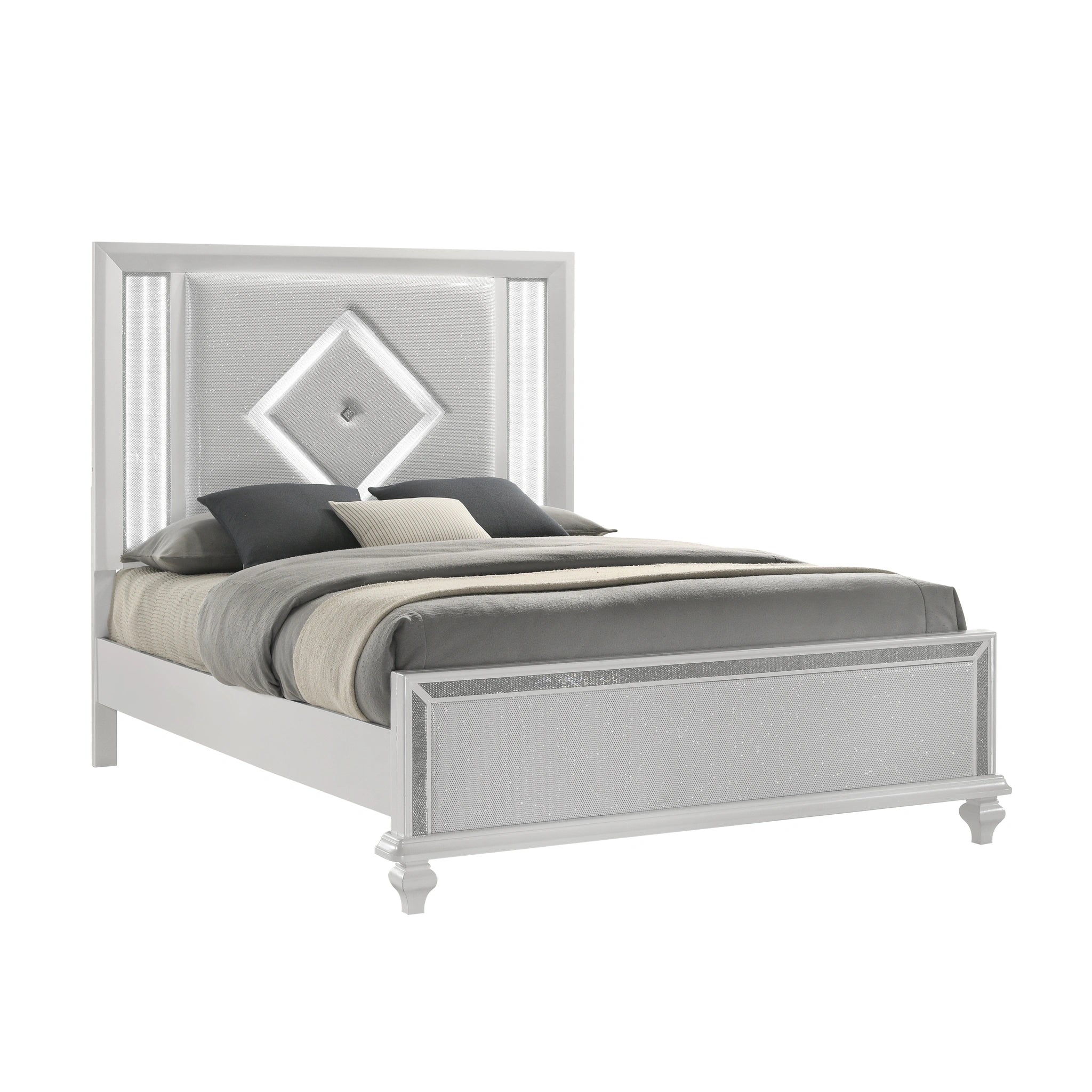 STARDUST California King WK SIDE RAILS-WHITE