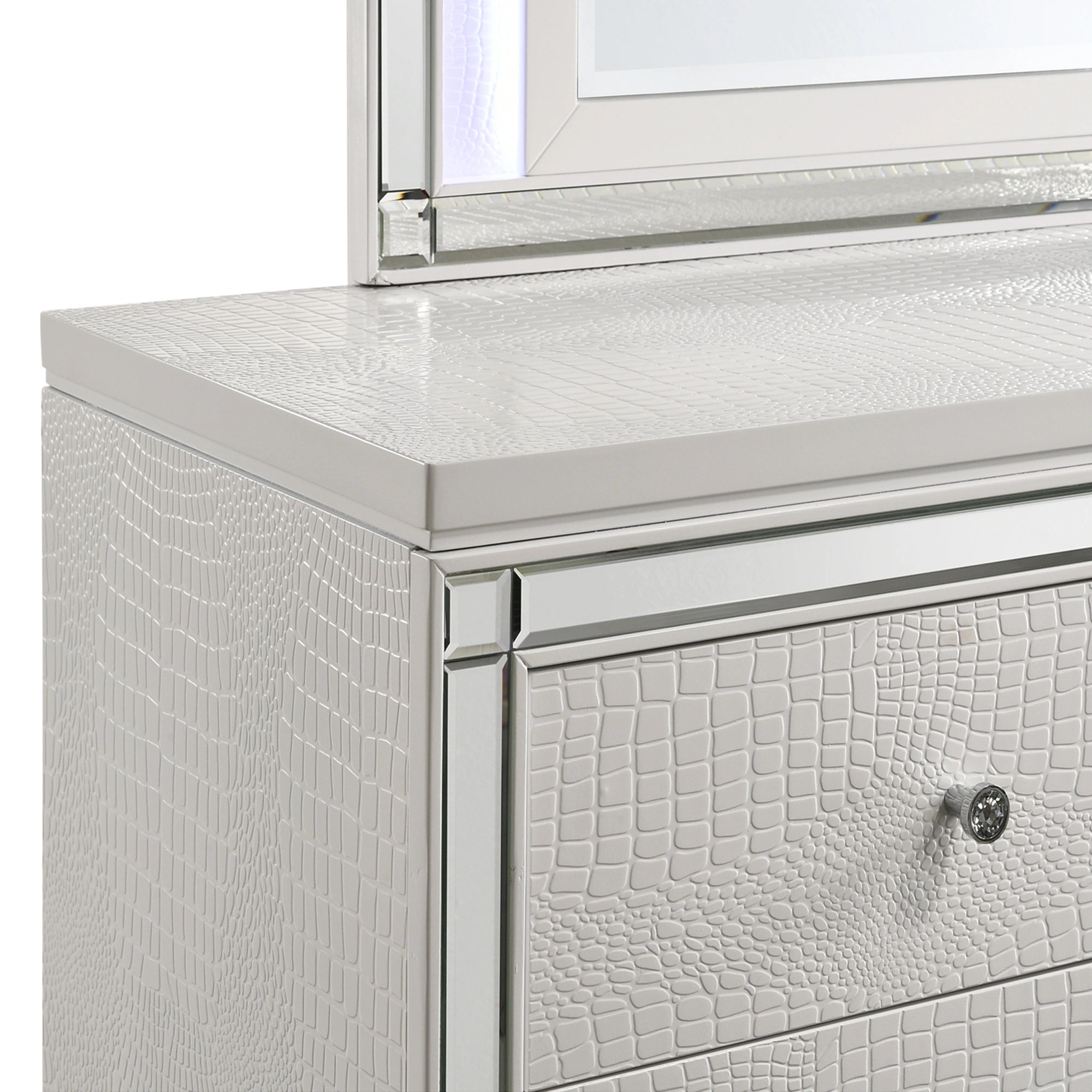 VALENTINO LIGHTED MIRROR-WHITE