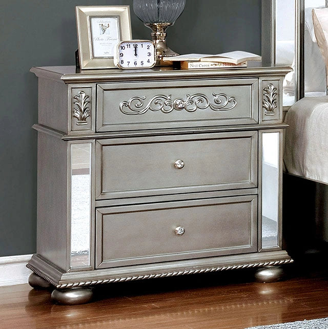 Azha Silver Night Stand