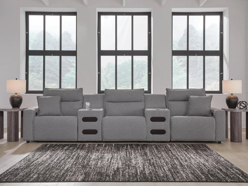 Modmax II Power Reclining Sectional with Audio Consoles