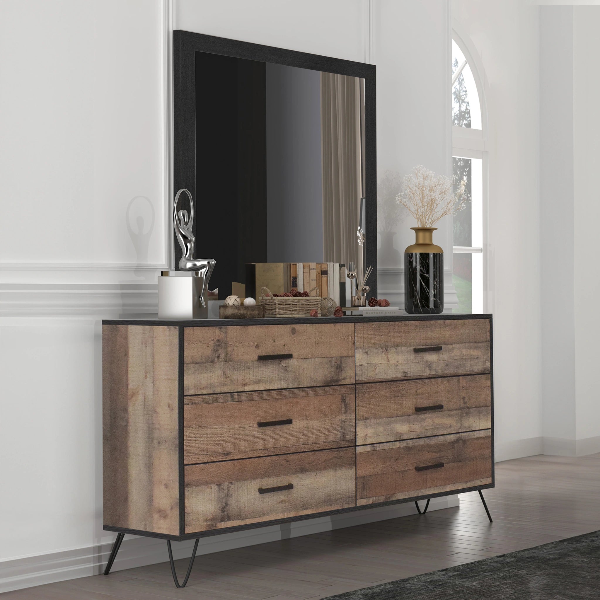 Elk River Mirror- Rustic
