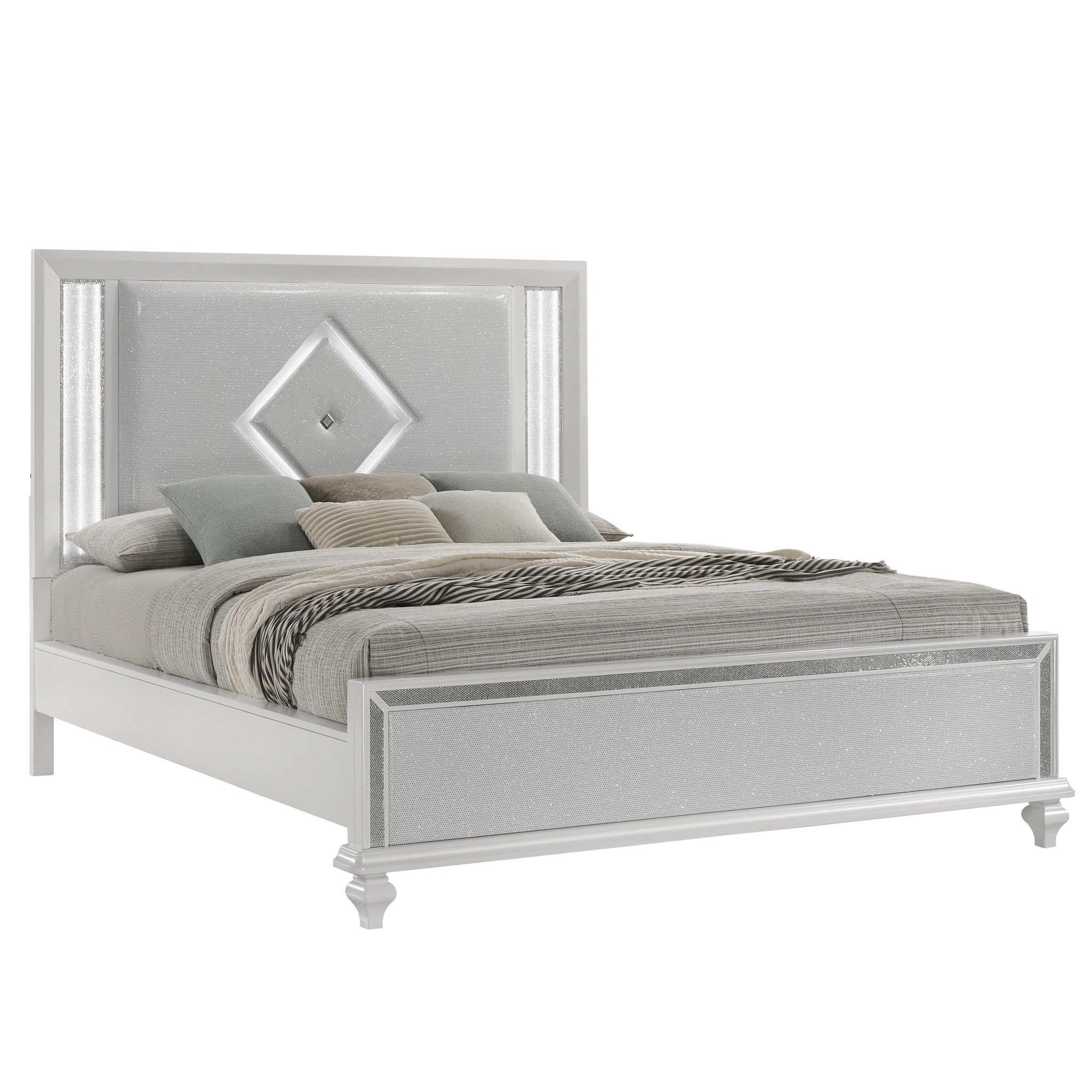 STARDUST California King WK SIDE RAILS-WHITE