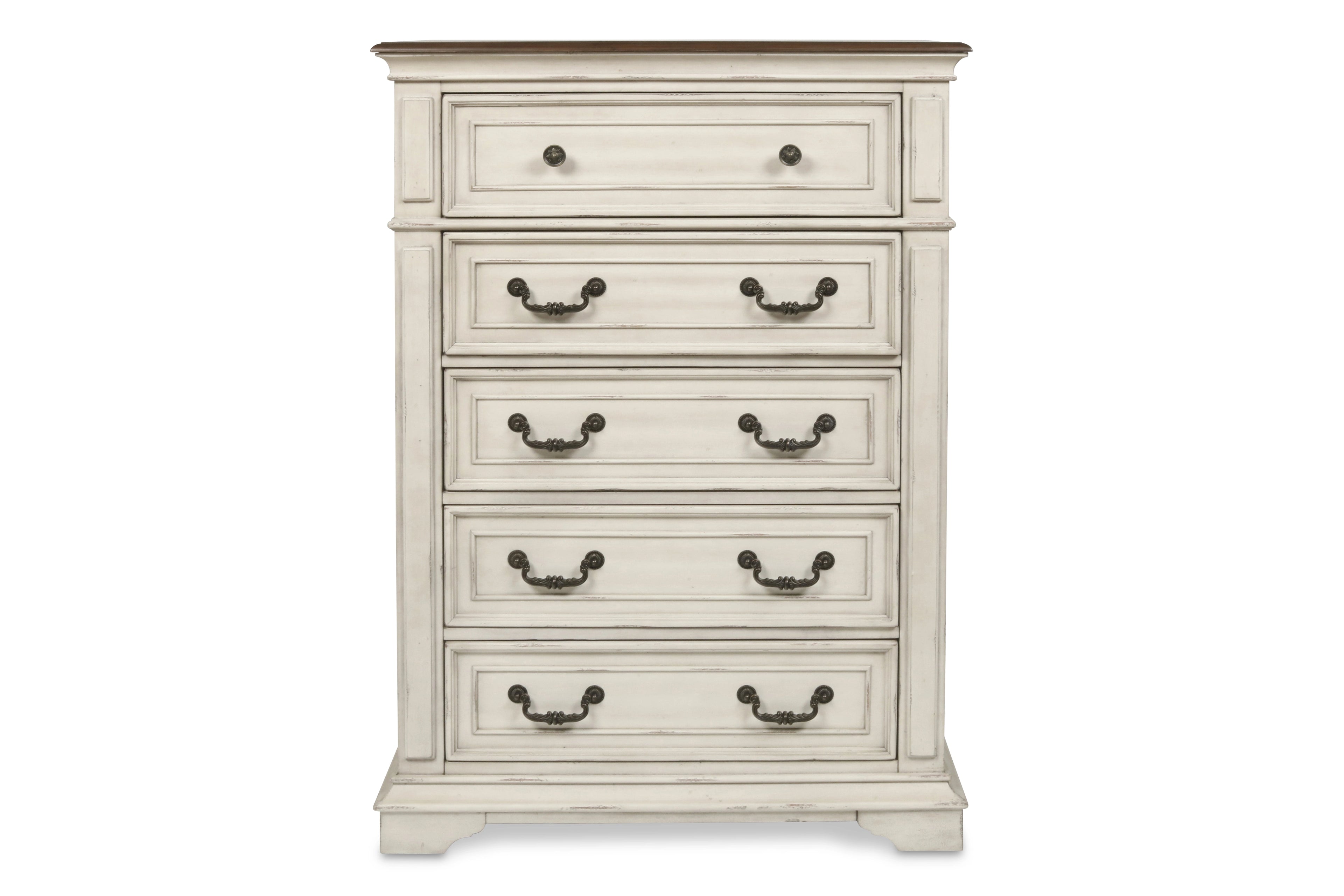 Anastasia Chest - Ant. White