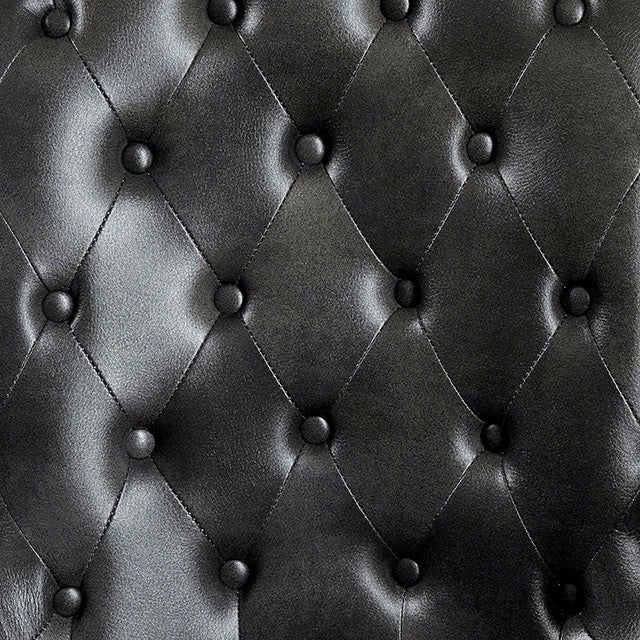 YELENA Gray/Black Height-Adjustable Arm Chair