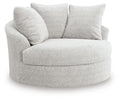 Cuddle Plush Oversized Swivel Accent Chair
