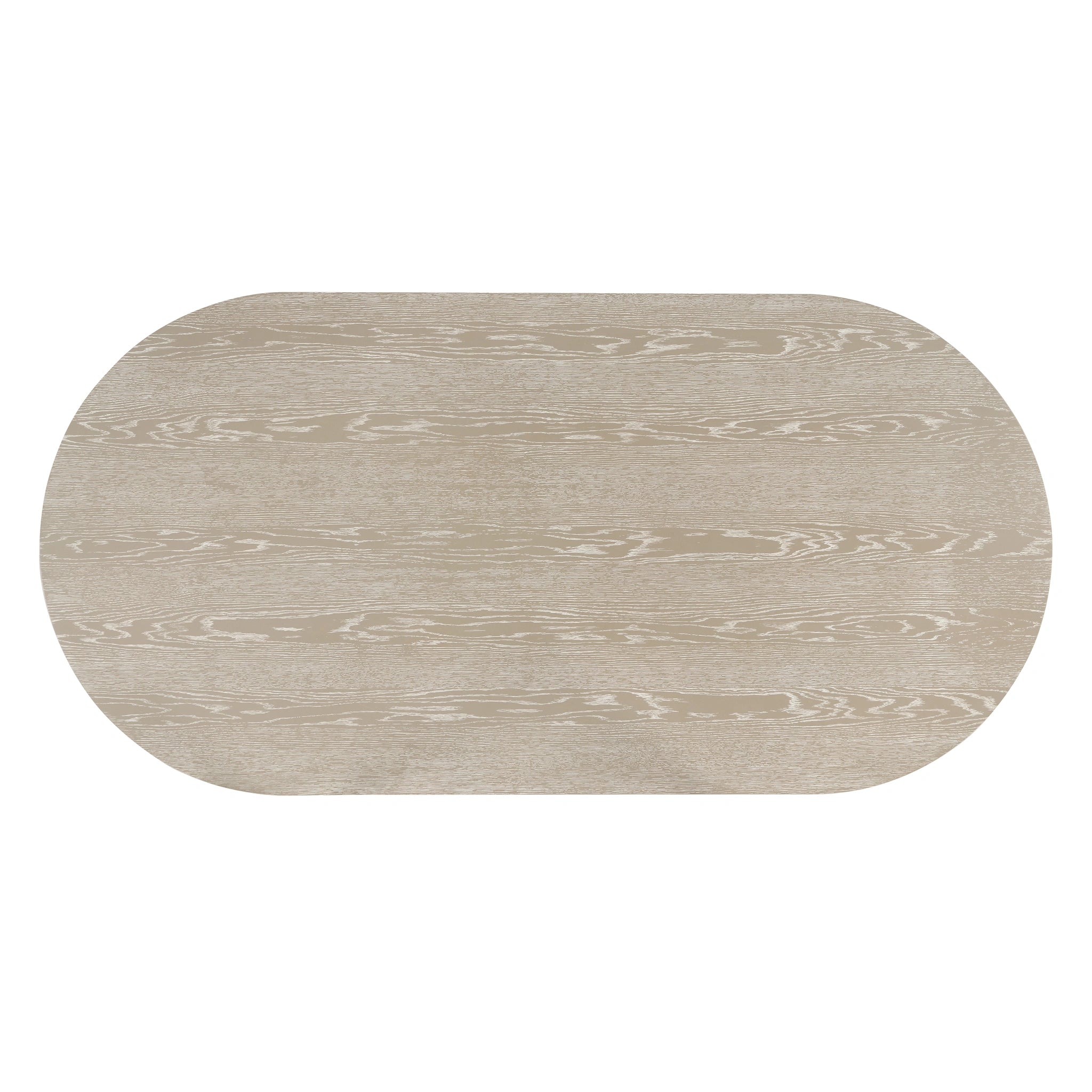 Gwendolyn Oval Dining Table Top-Cerused Taupe