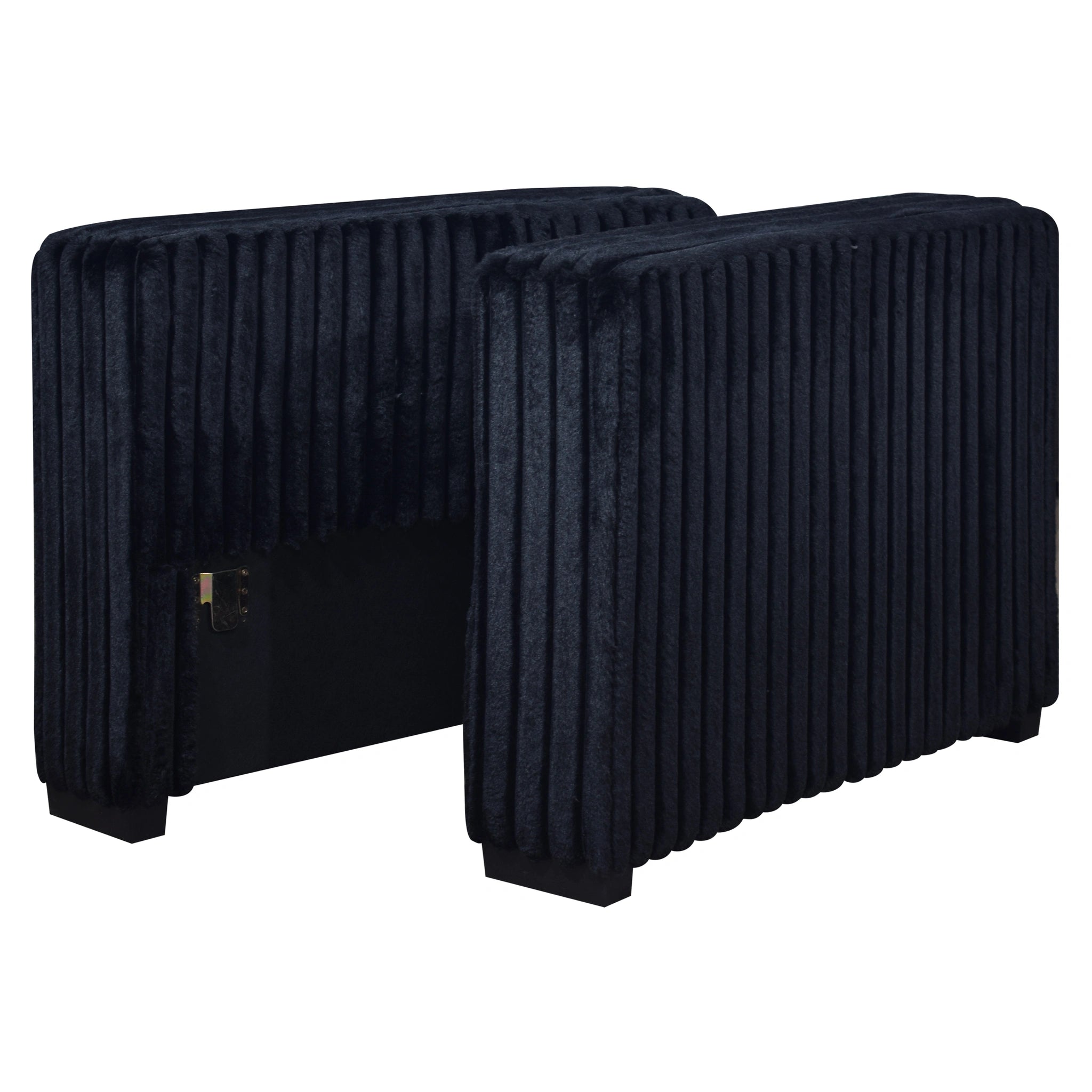 Bliss Set Of 2 Arms For Sectional-Midnight