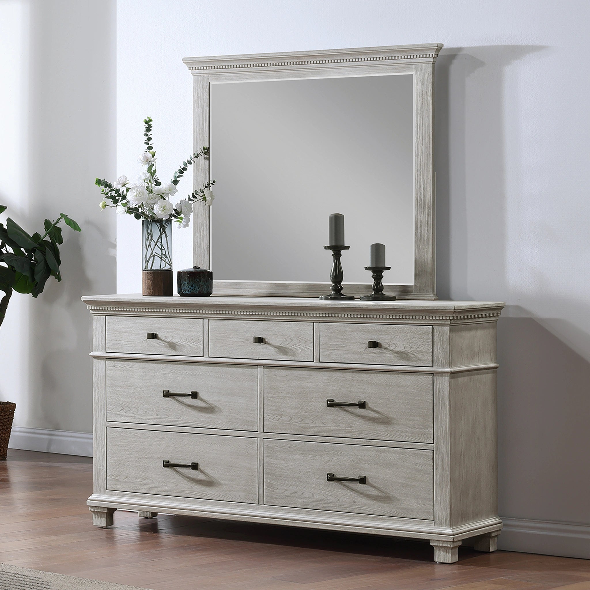 Silver Sands Mirror-Gray