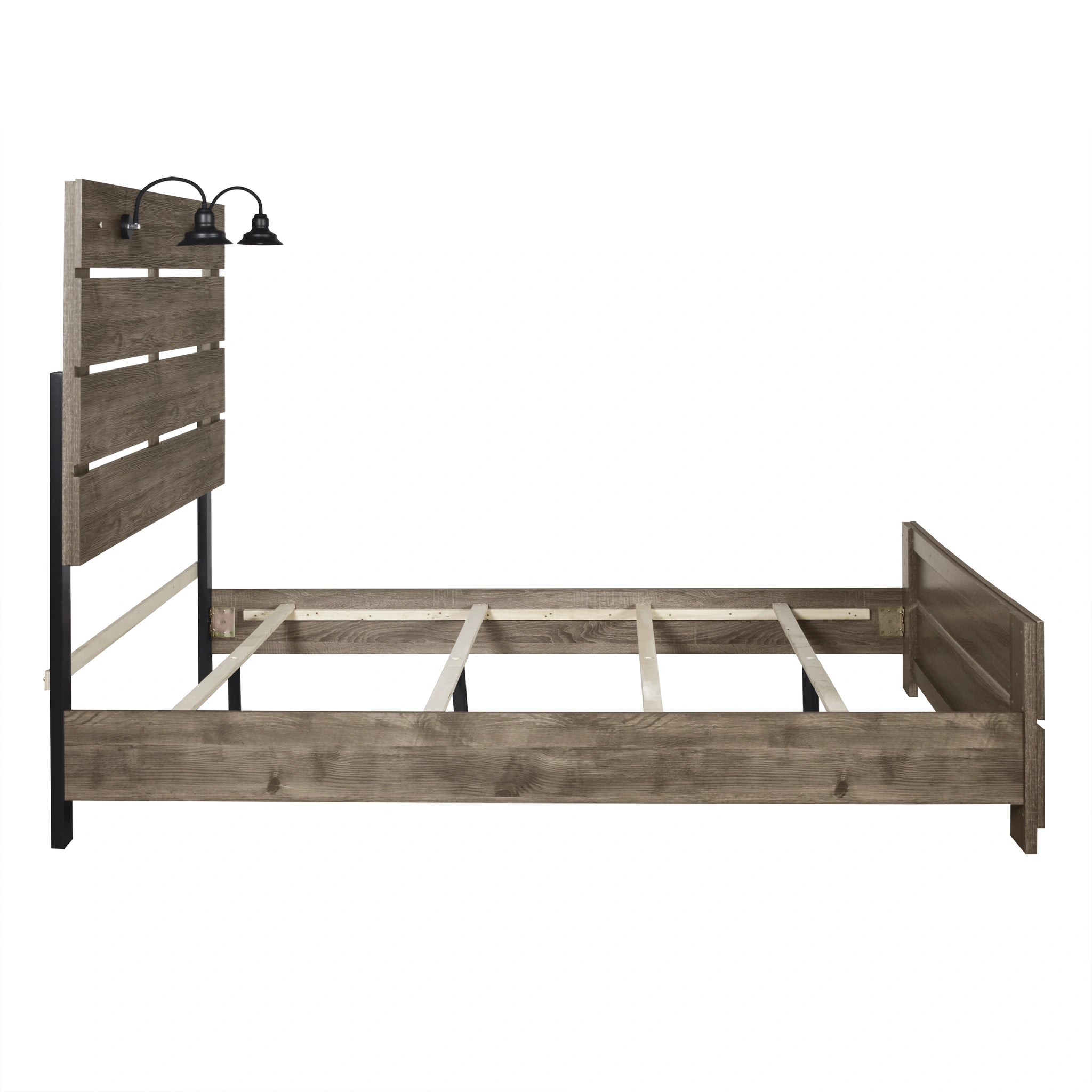 Misty Lodge 3/3 T Hb,Fb, & Slats-Greige
