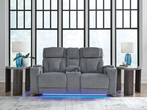 Studio Cave Power Reclining Loveseat with Console