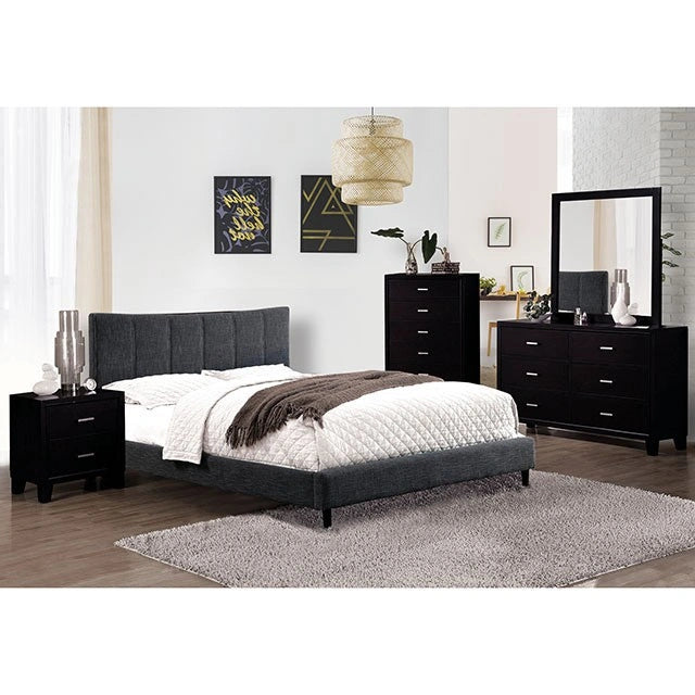 Ennis Queen Bed, Dark
