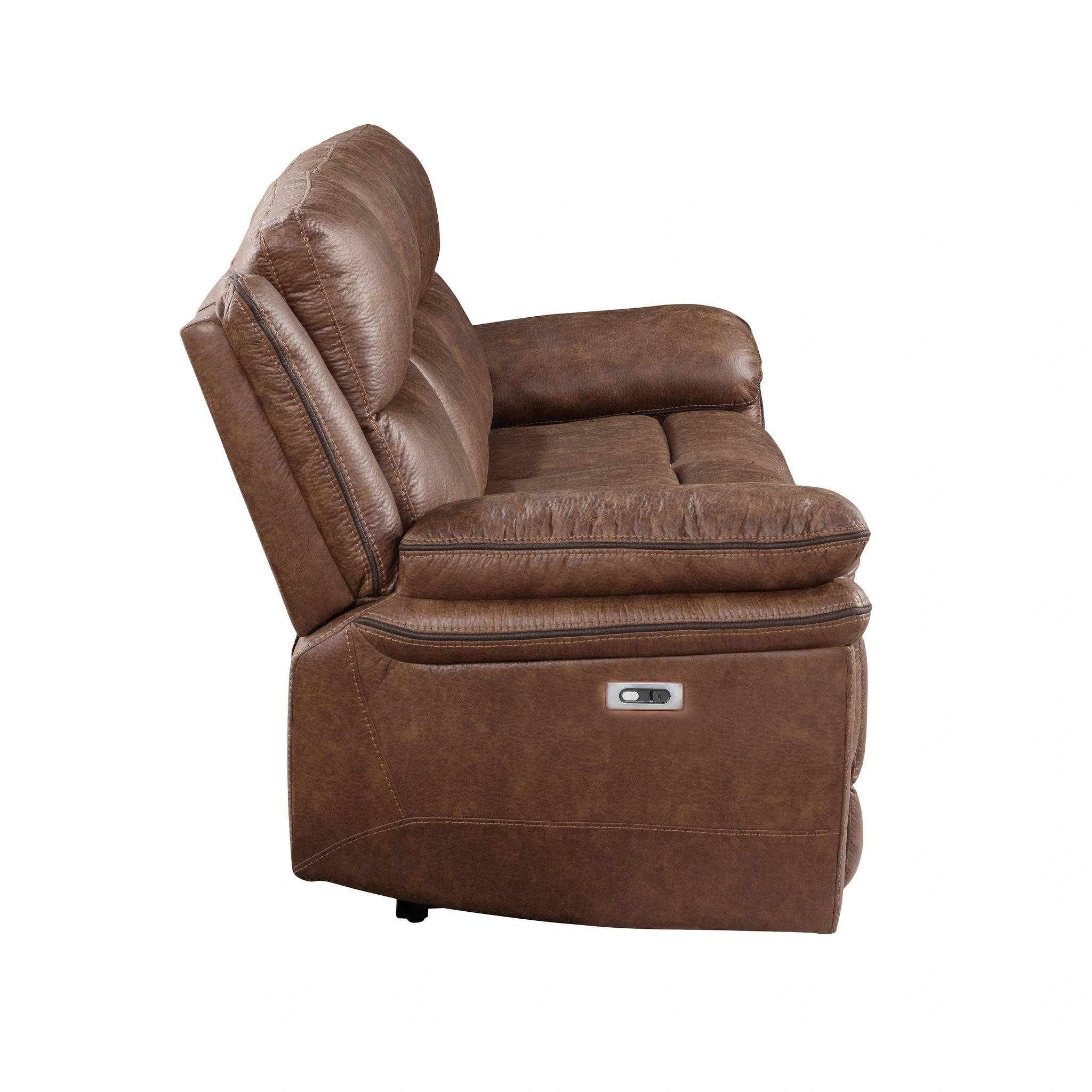 Ryland Sofa W/Pwr Fr- Brown