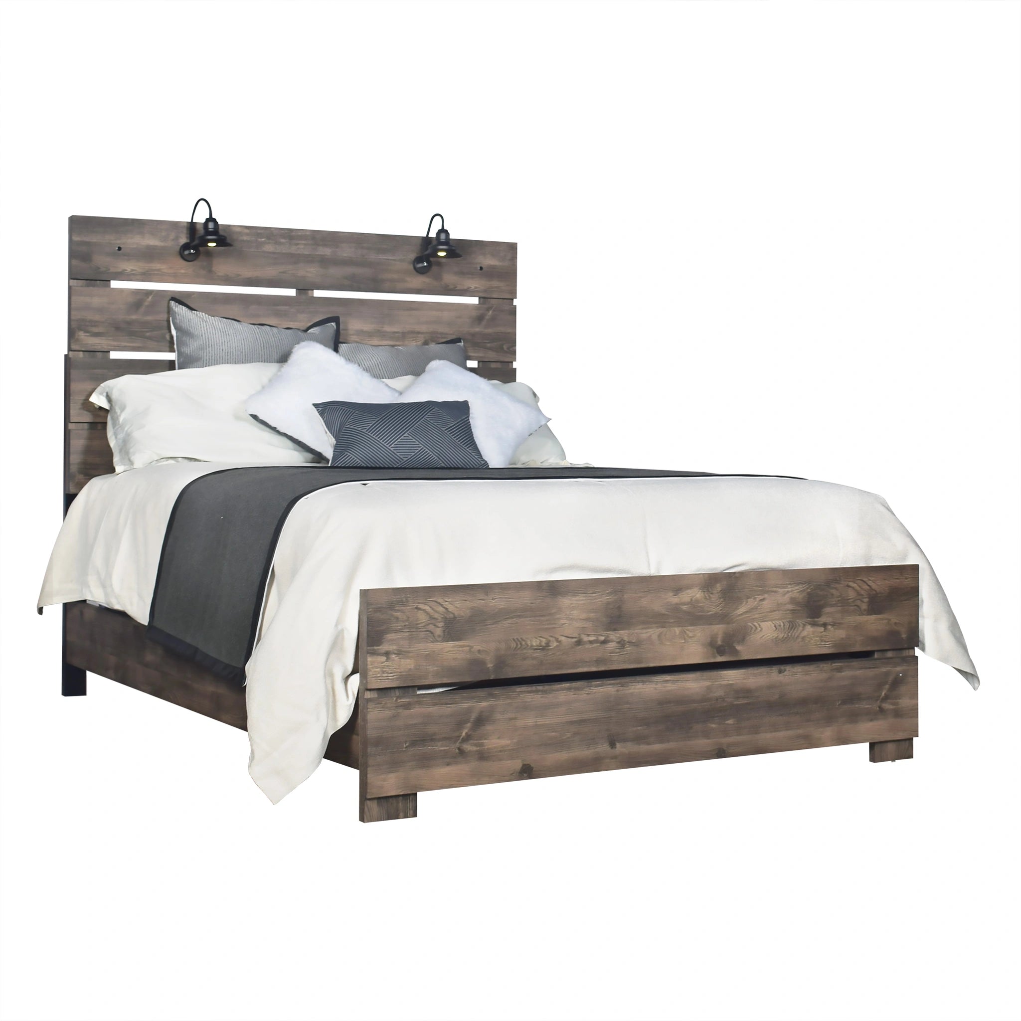 MISTY LODGE California King WK SIDE RAILS-GREIGE