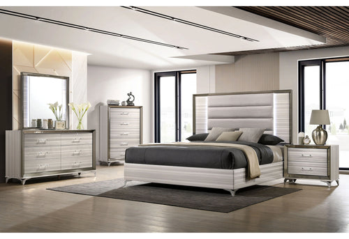 Zambrano White Bed Group