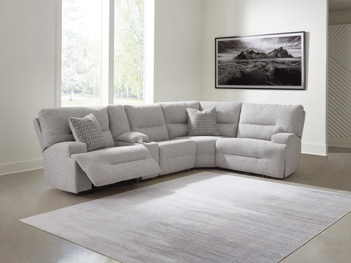 Acklen Place Power Reclining Sectional with Storage Console