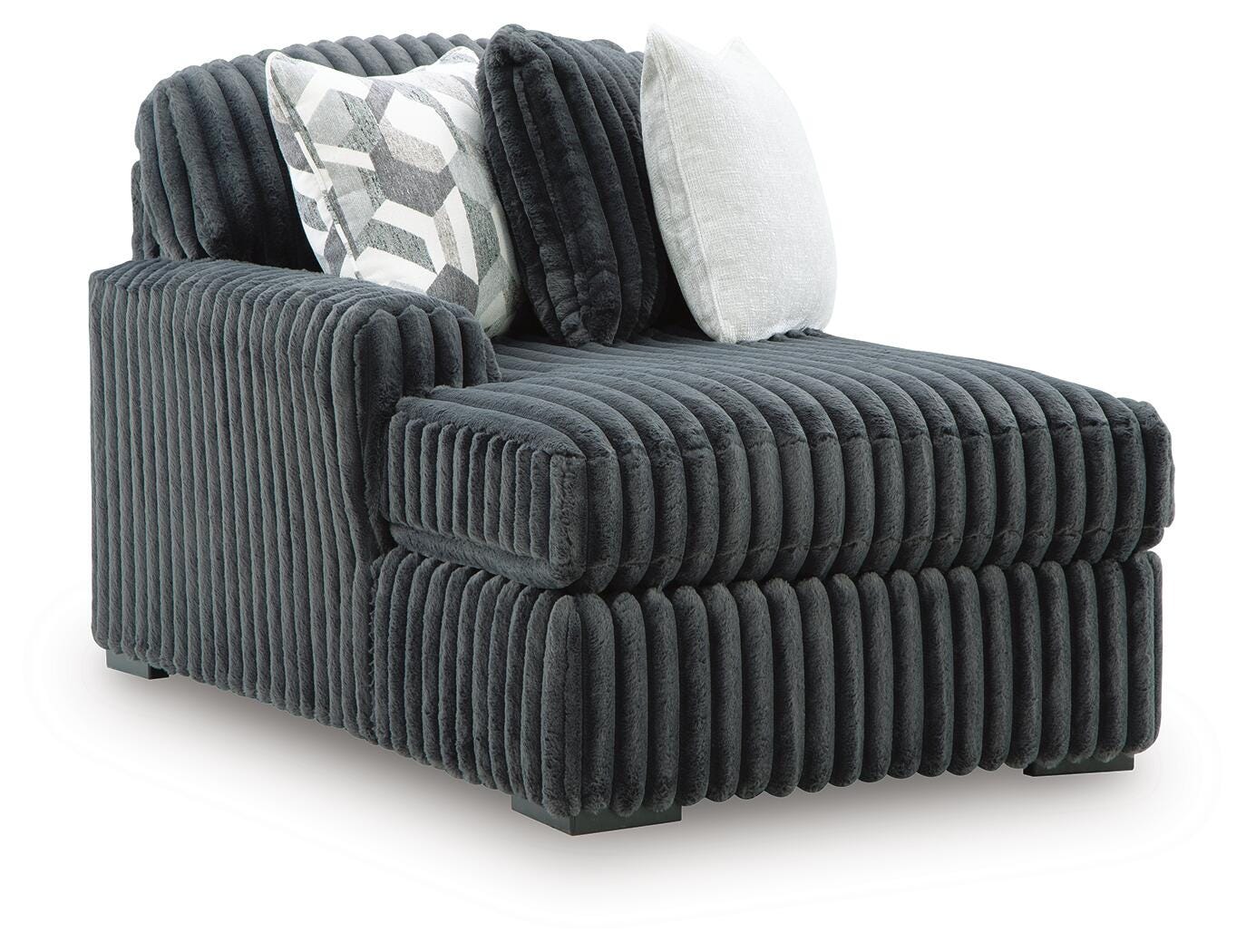 Midnight-Madness Sectional with Chaise