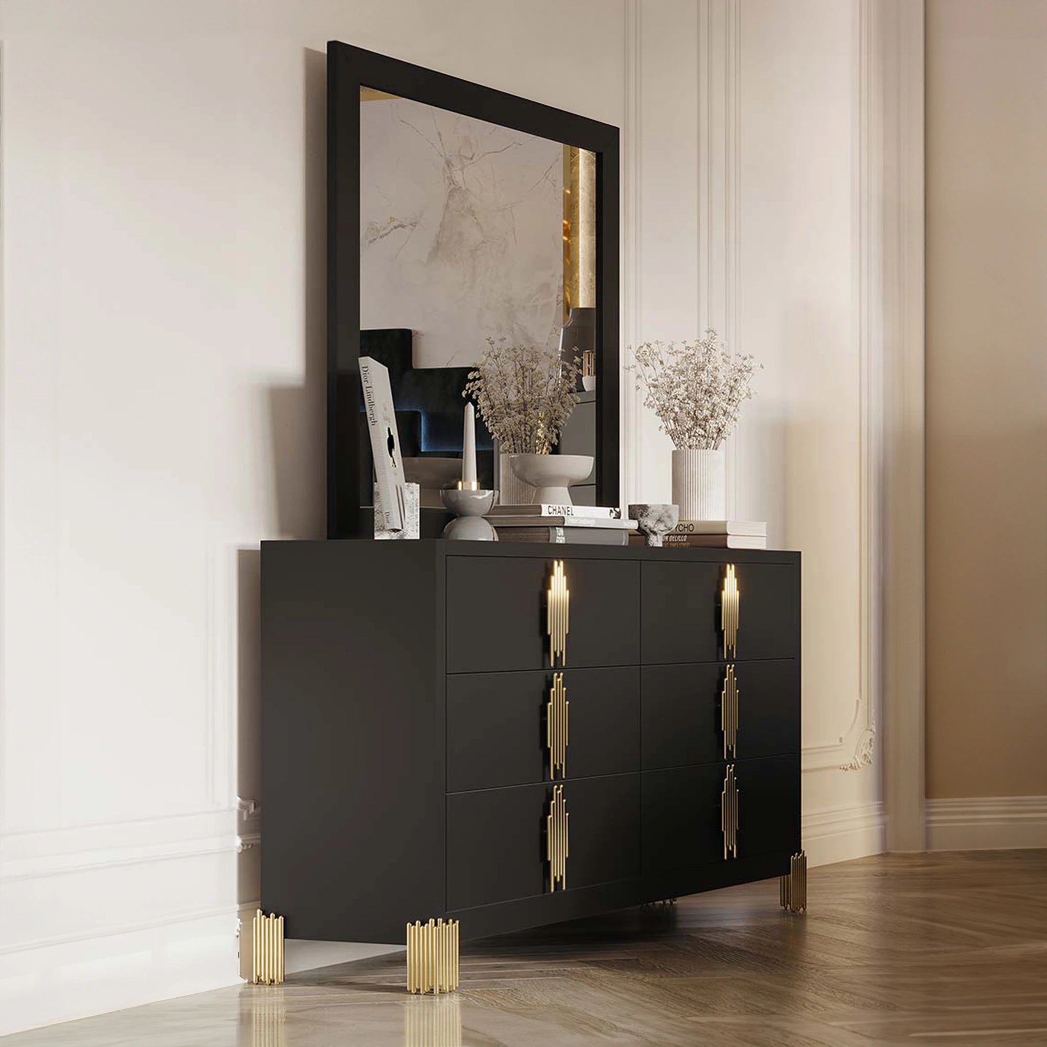 Empire Mirror- Black