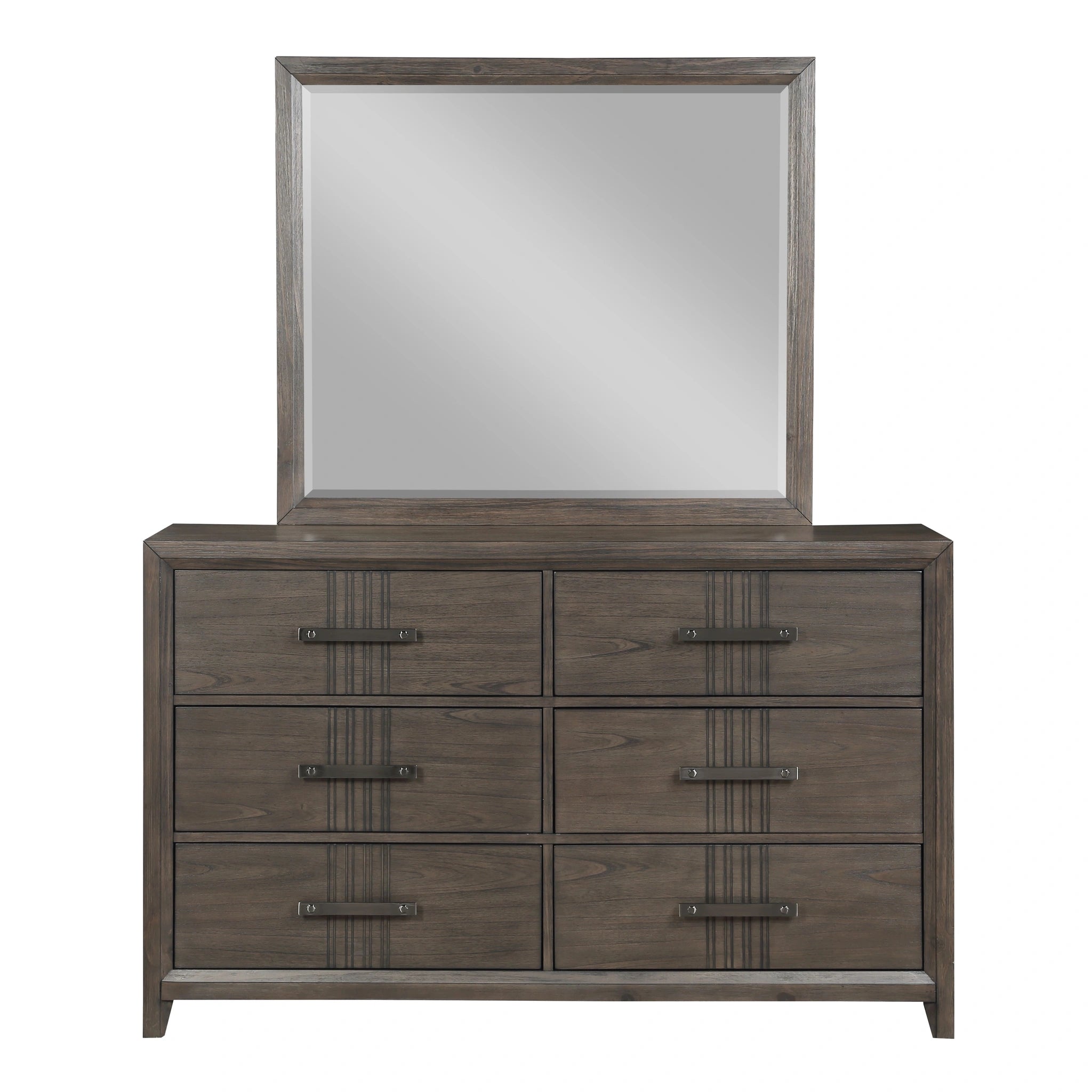 Landon Mirror-Walnut