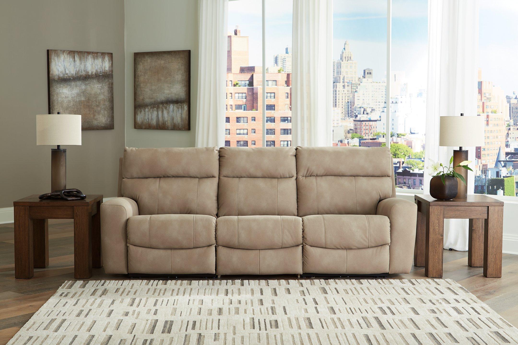 Next-Gen DuraPella Performance Fabric 3-Piece Dual Power Reclining Modular Sofa