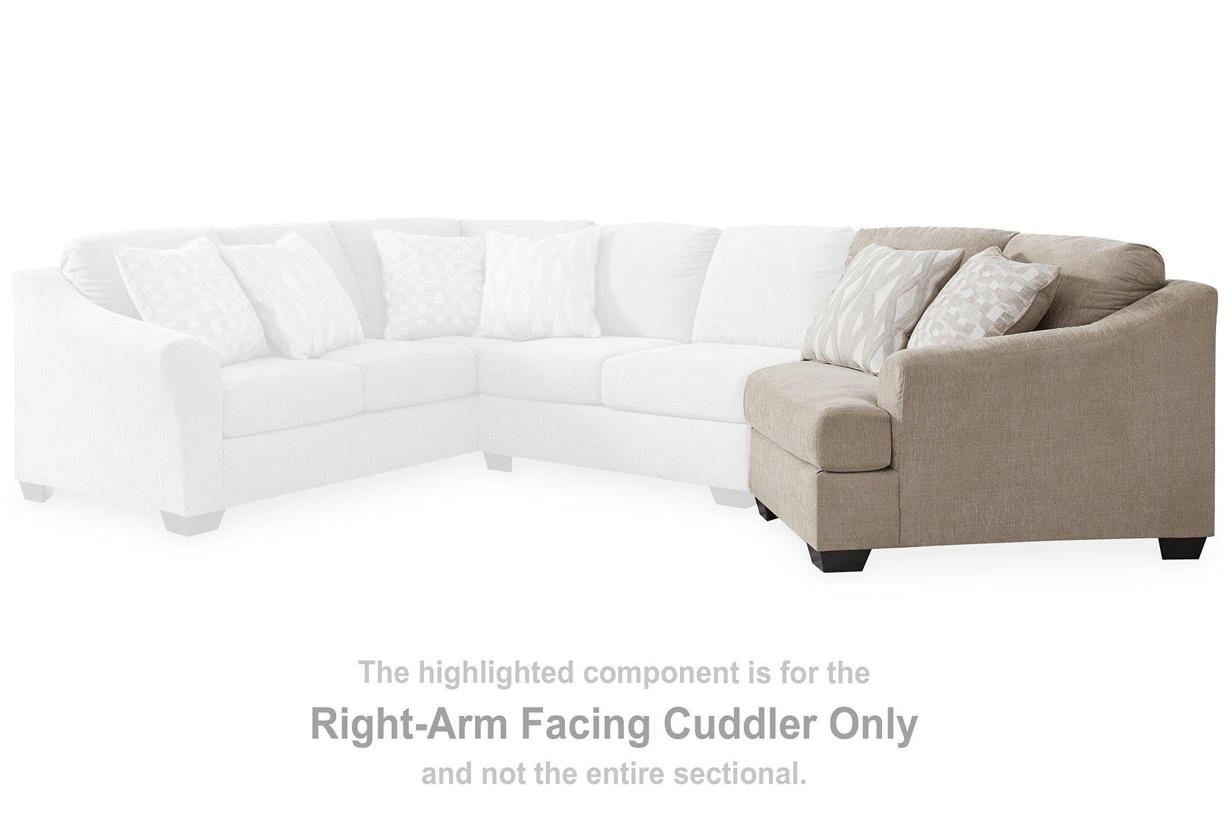 Brogan Bay 3-Piece Sectional with Cuddler