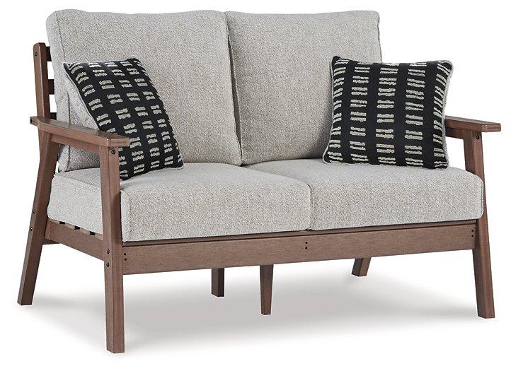 Emmeline Outdoor Loveseat with Cushion image