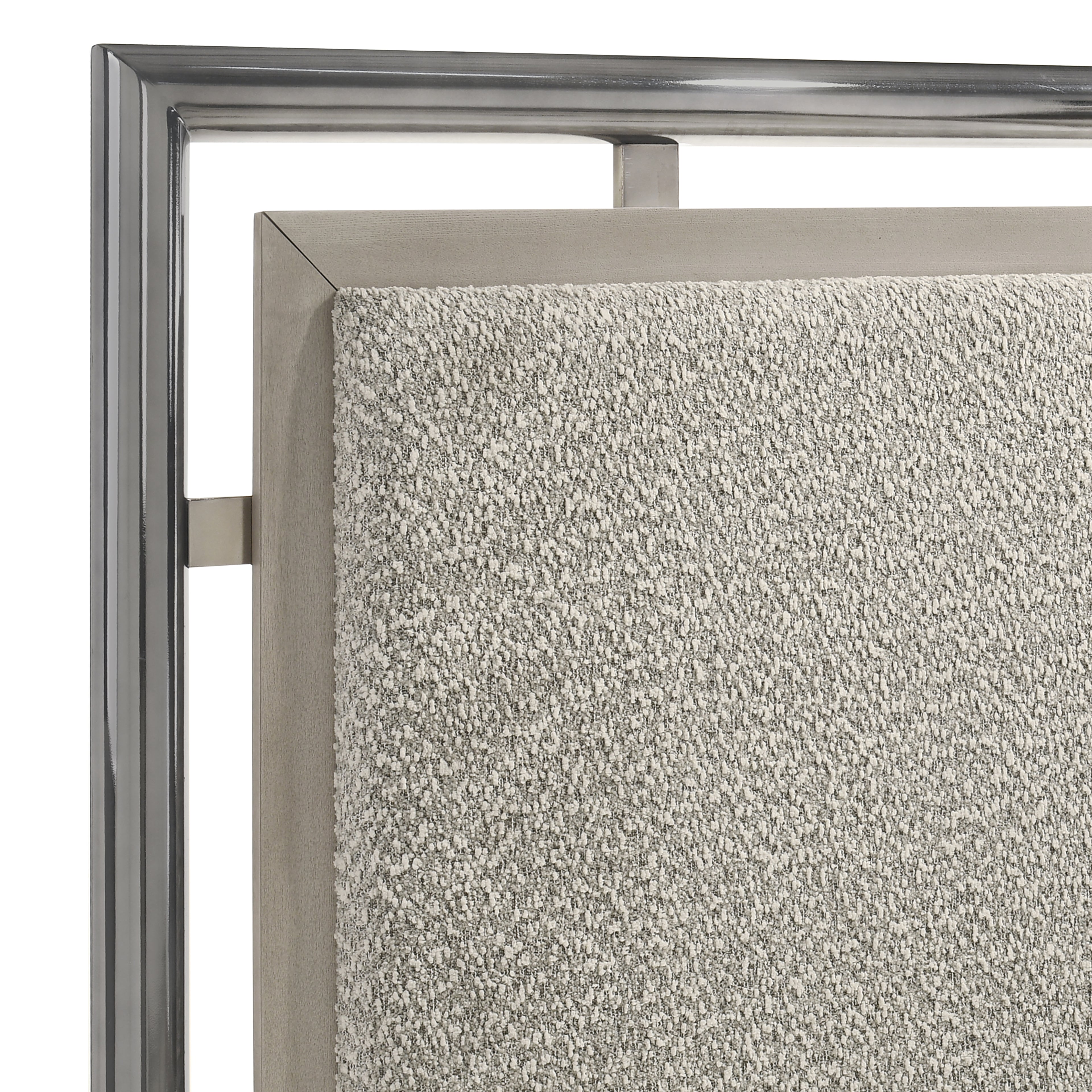 Lennox 6/6-6/0 Ek/Wk Headboard, Footboard & Slat Kit-Gray