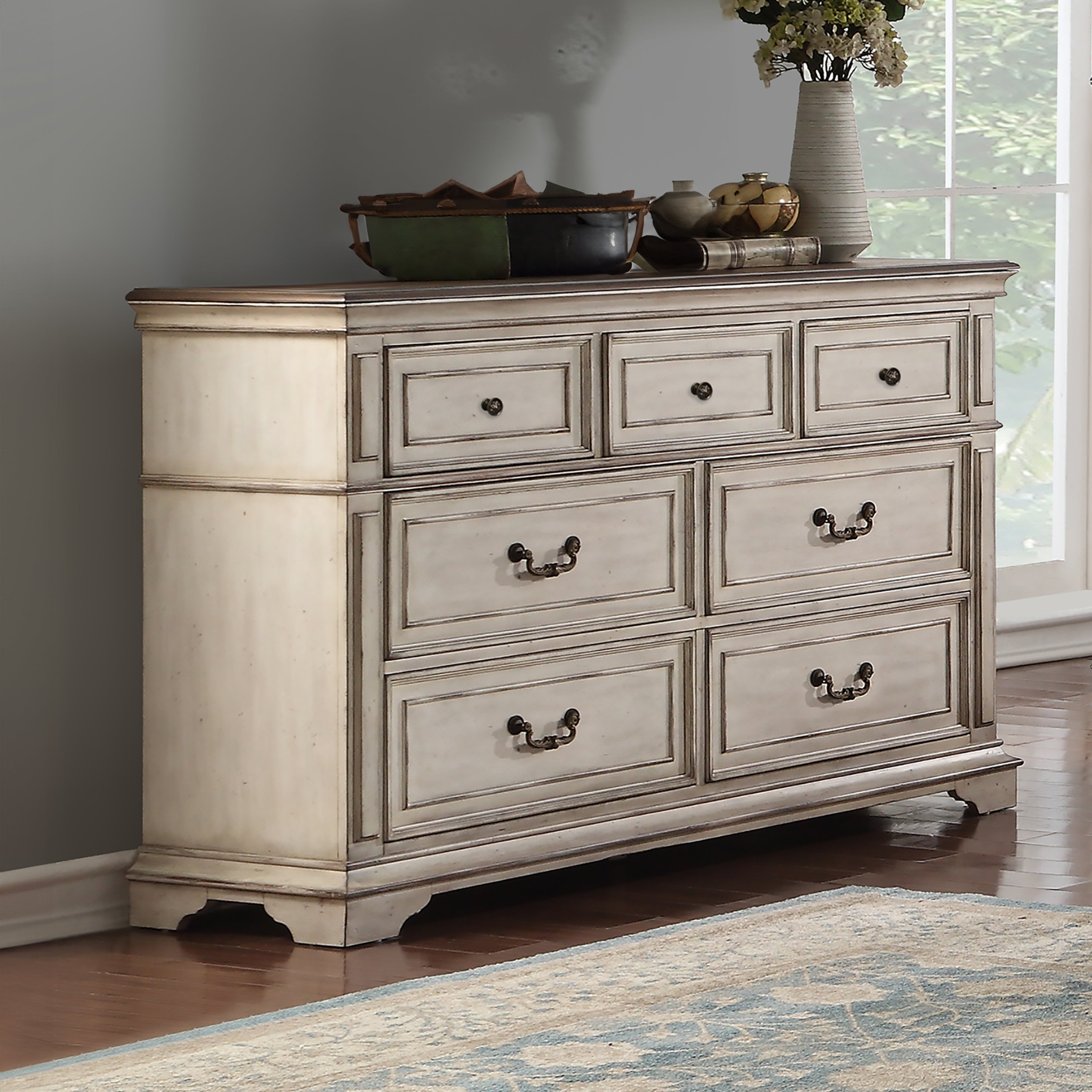 Anastasia Dresser - Ant. White