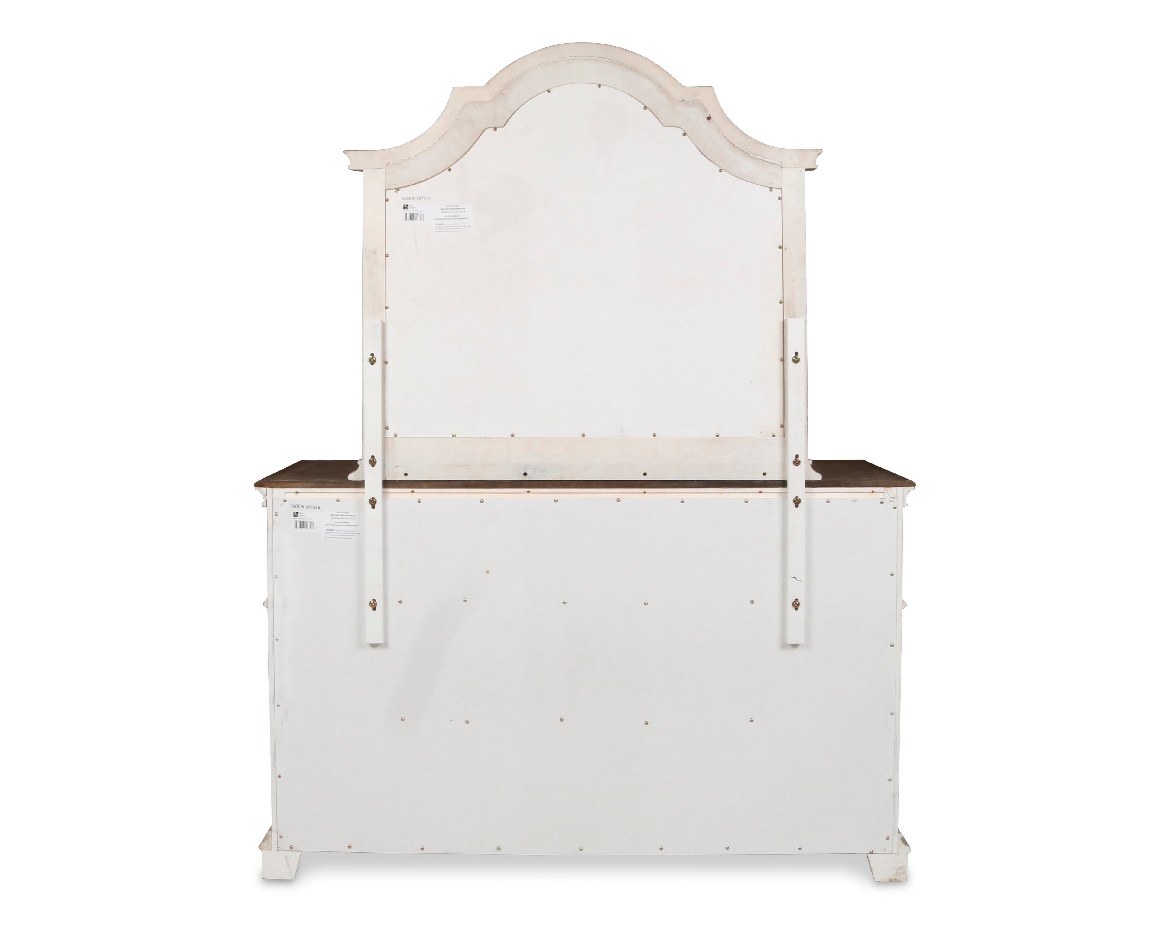 Anastasia Mirror - Ant. White