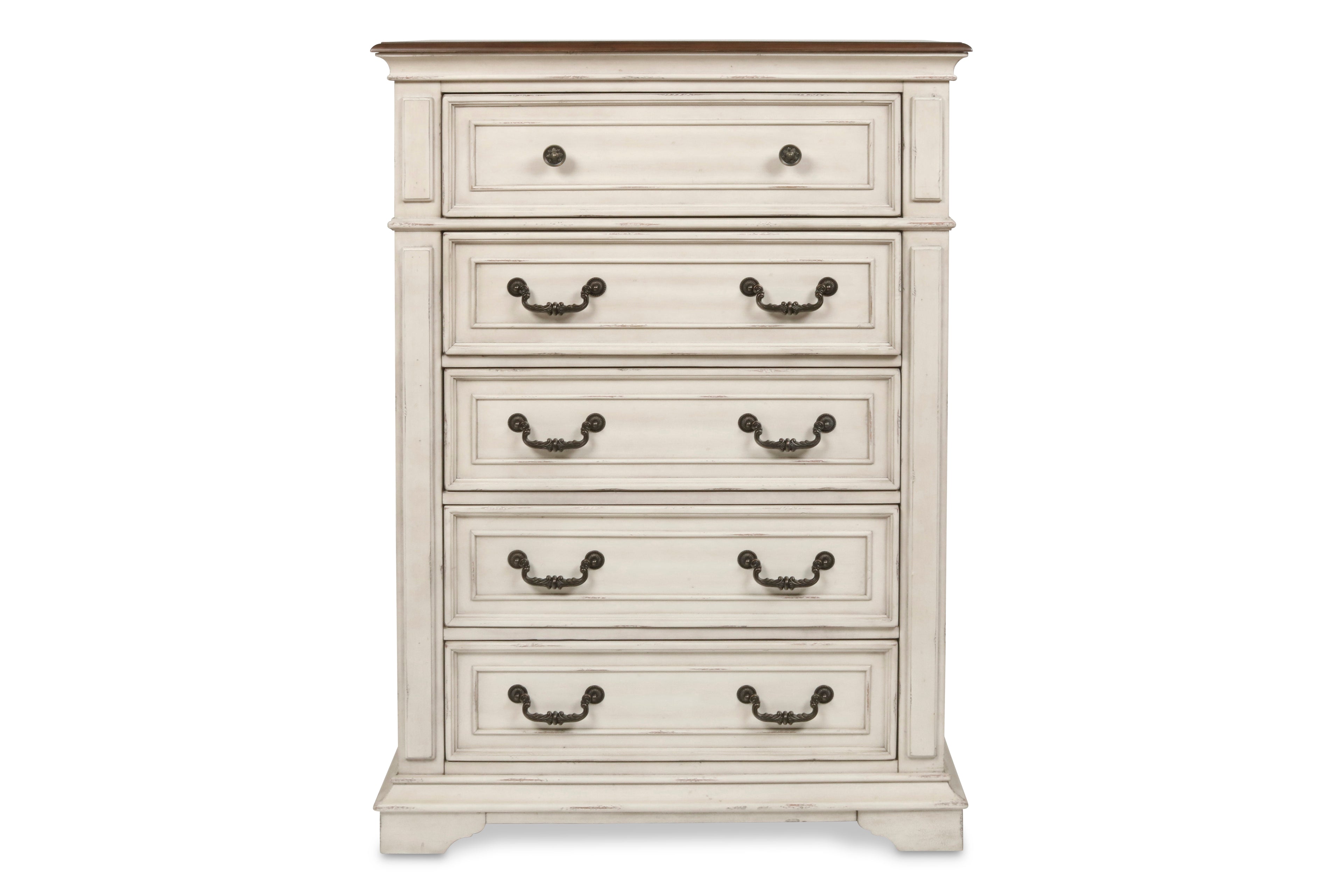 Anastasia Chest - Ant. White