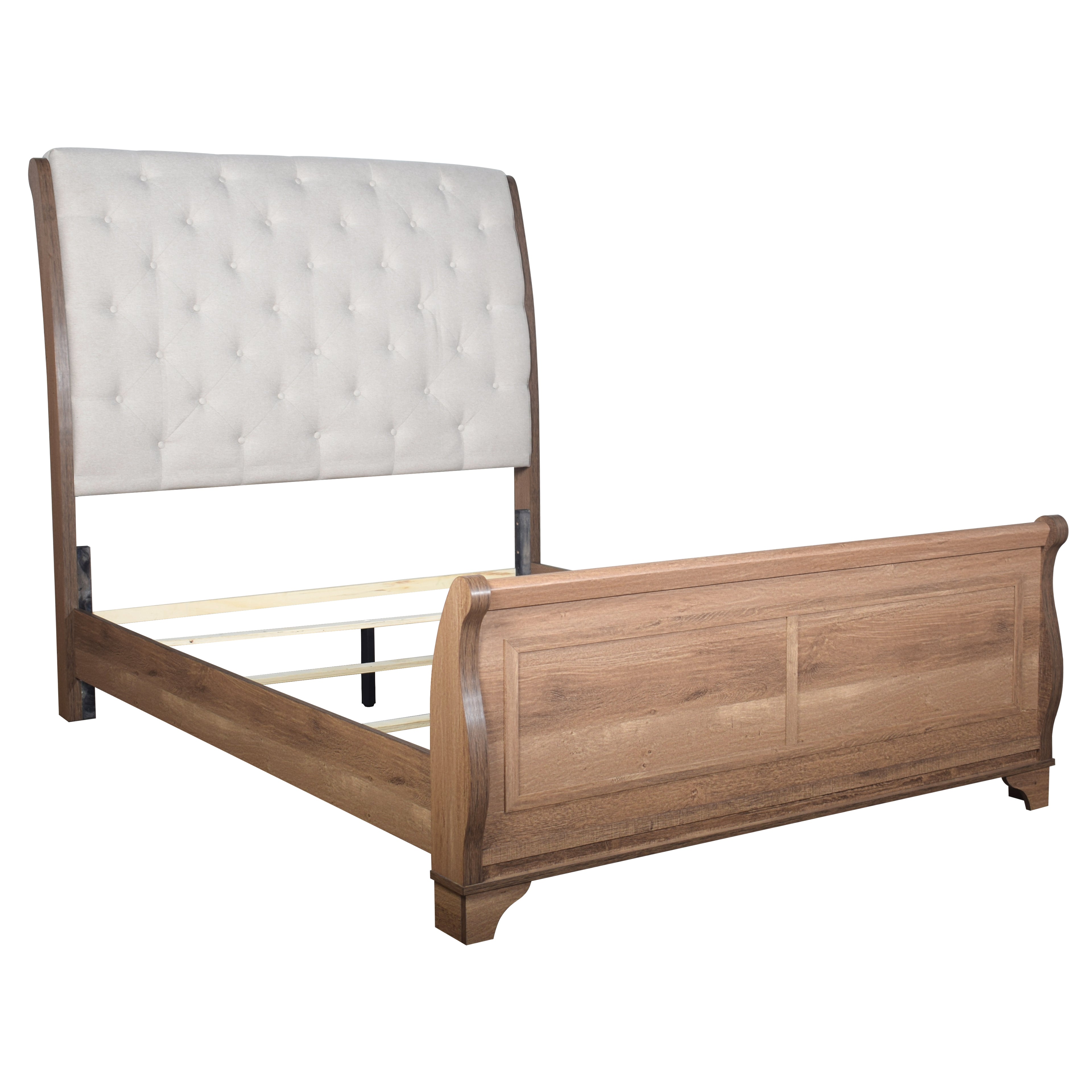 Coventry Hall 6/6 Ek Hb, Fb And Slats-Pecan