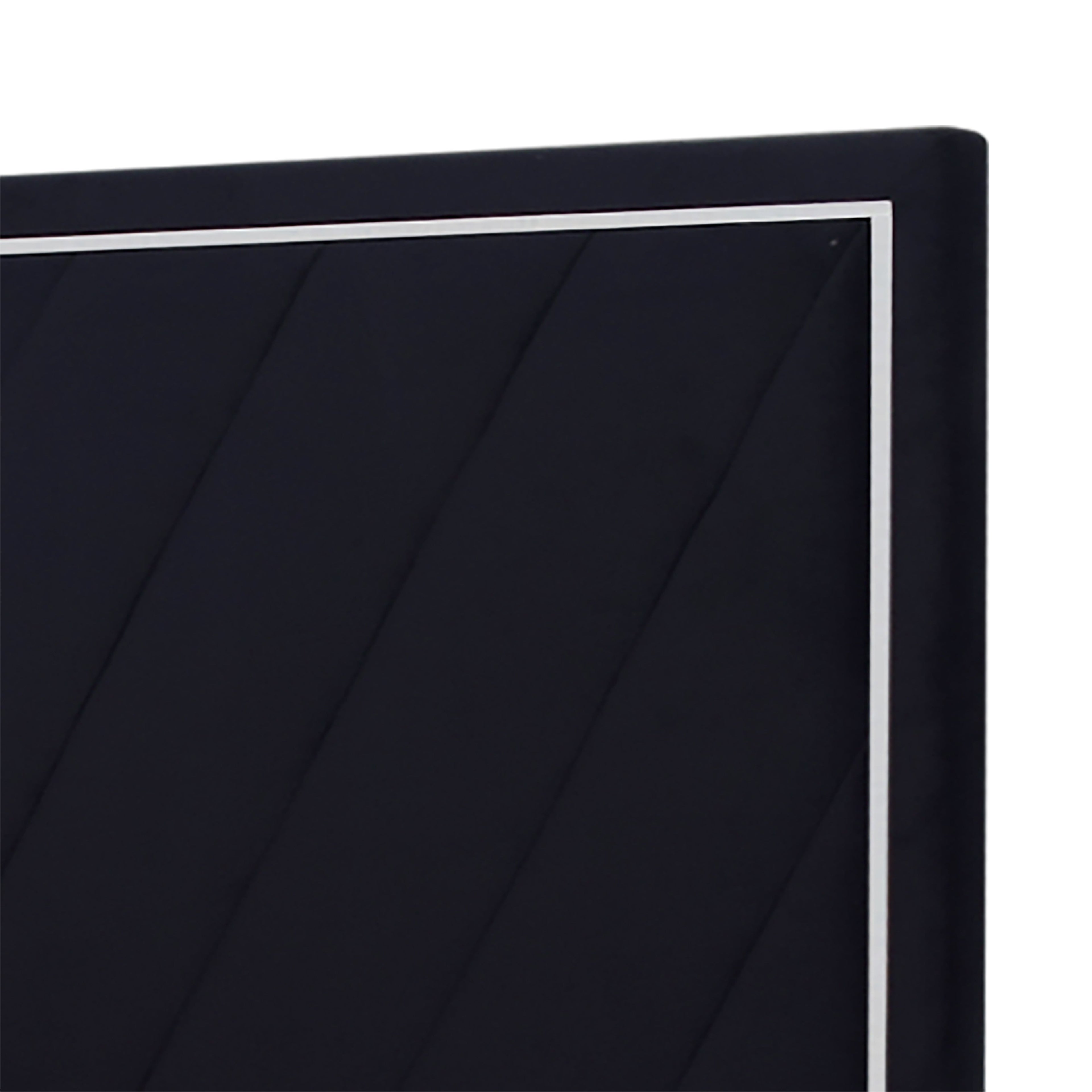 Ava 5/0 Q Headboard, Footboard & Slat Kit-Ebony