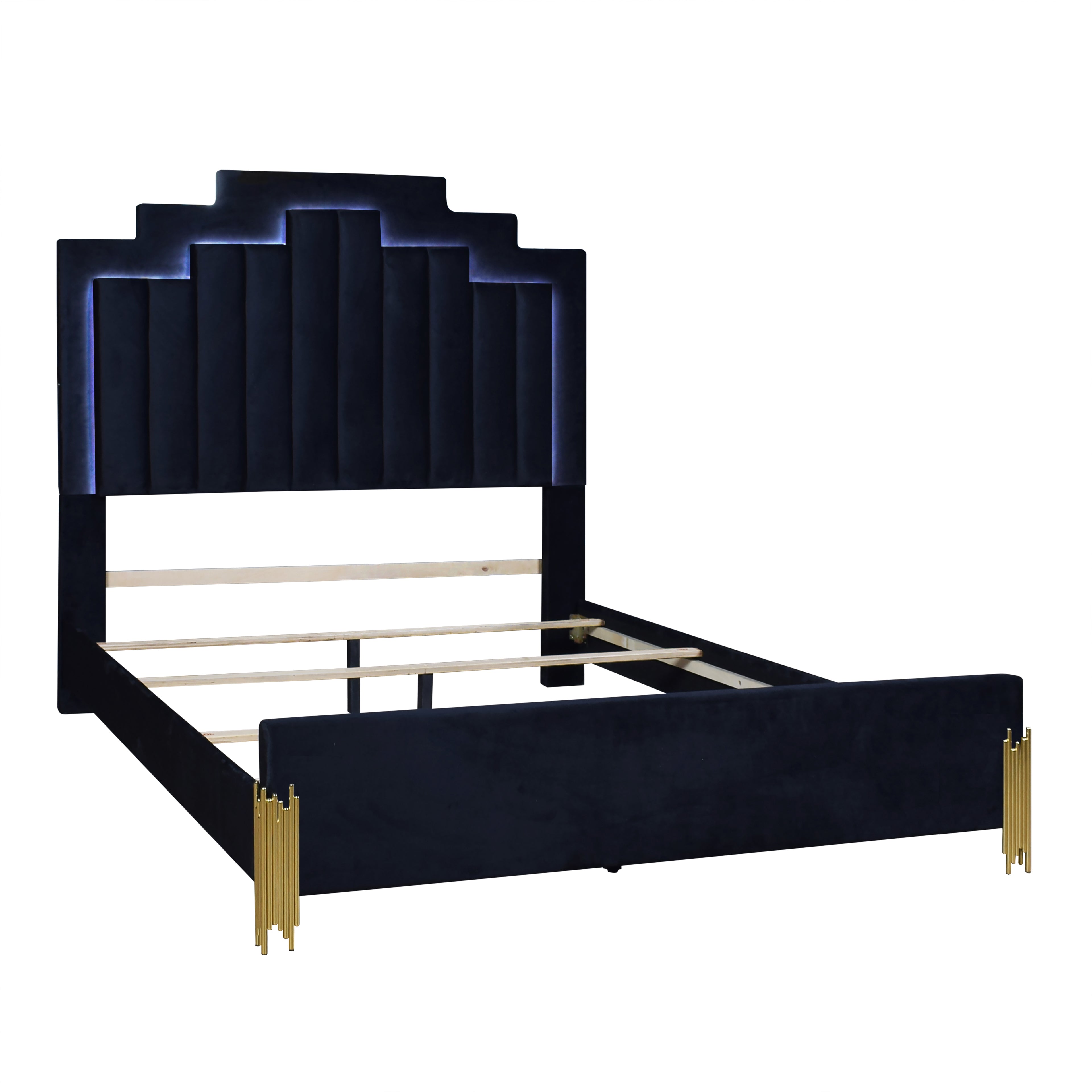 Empire 6/6 Ek Hb,Fb, & Slats-Black