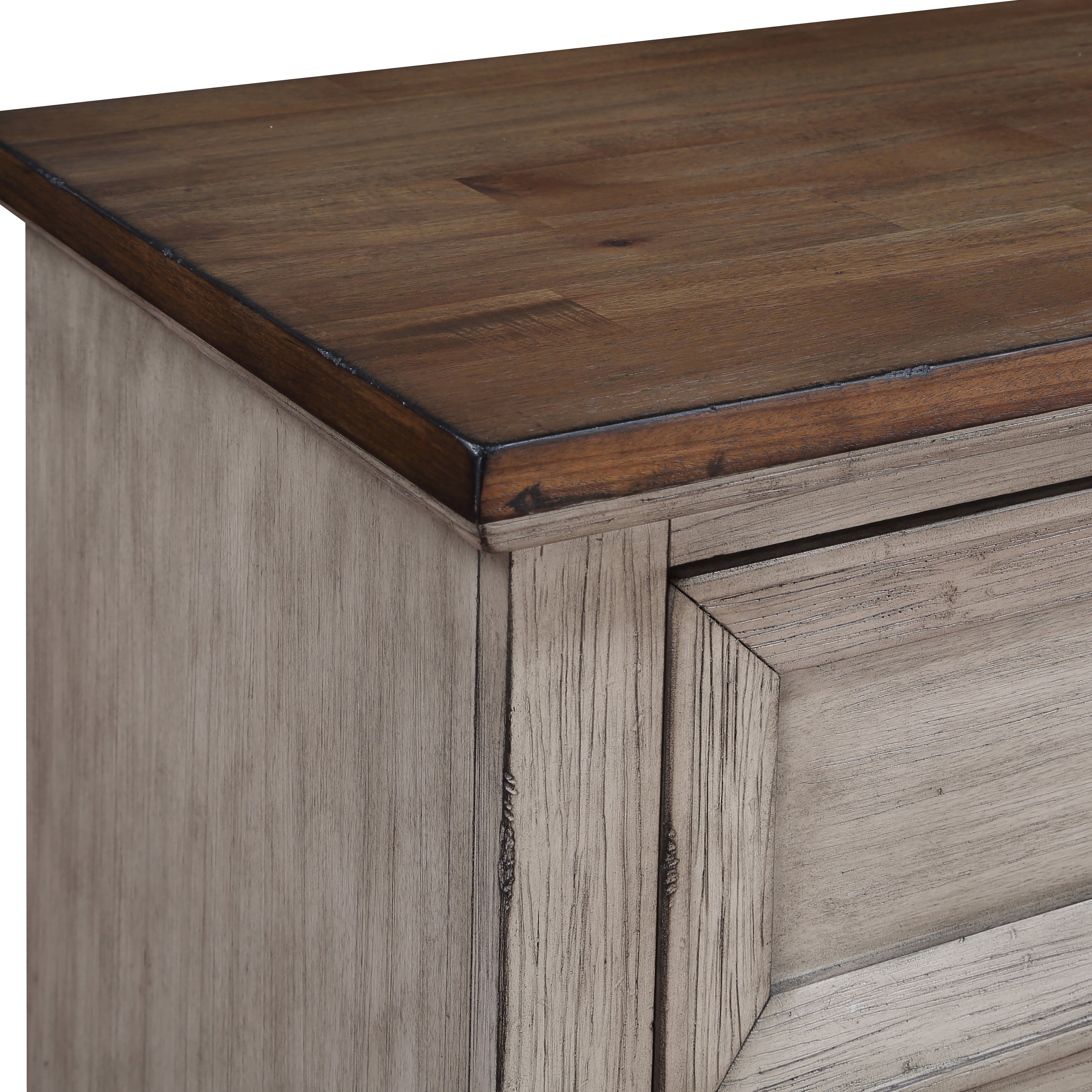 Mariana Nightstand W/Usb-Vintage Creme