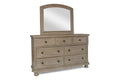 Allegra Mirror-Pewter