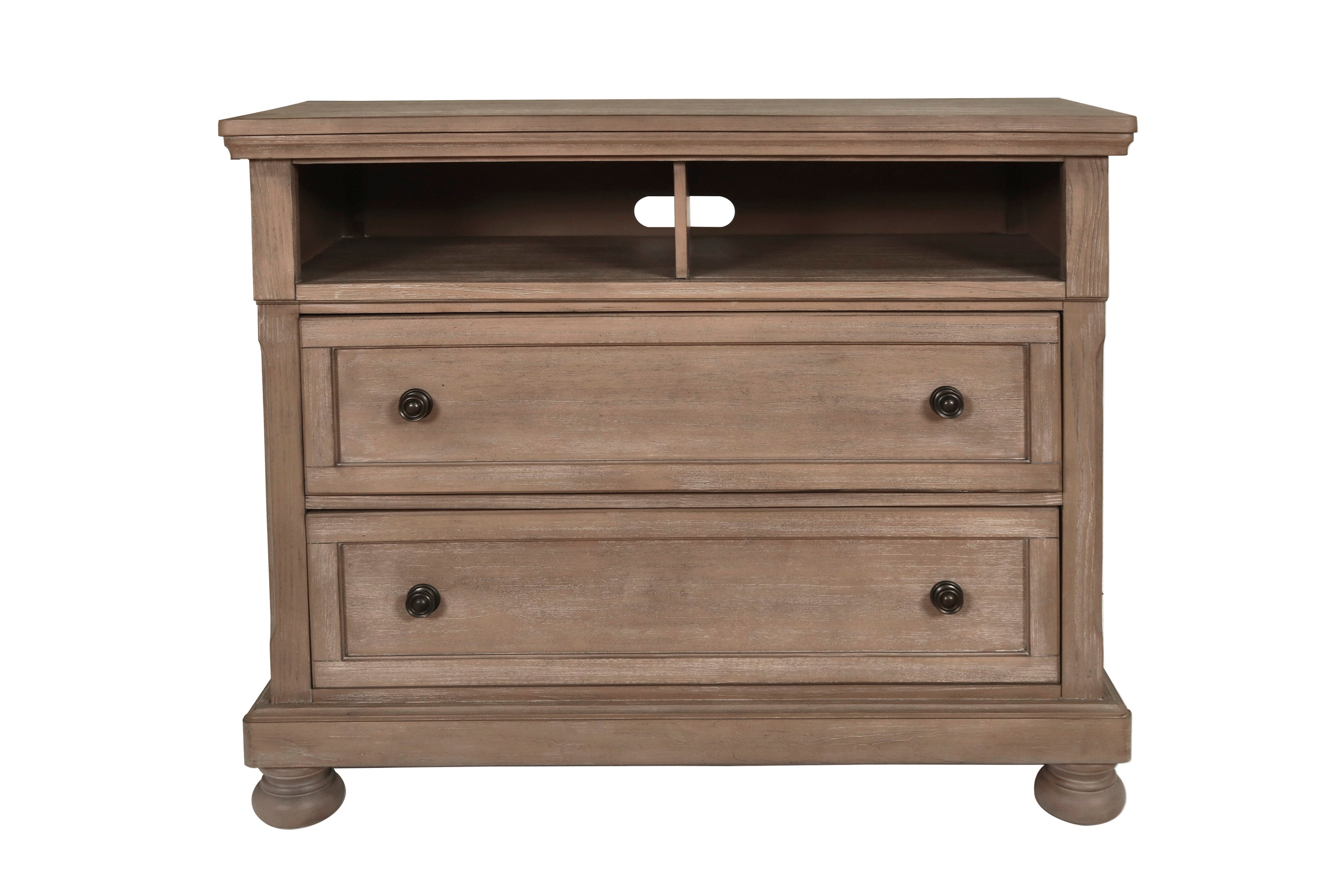 Allegra Media Console-Pewter
