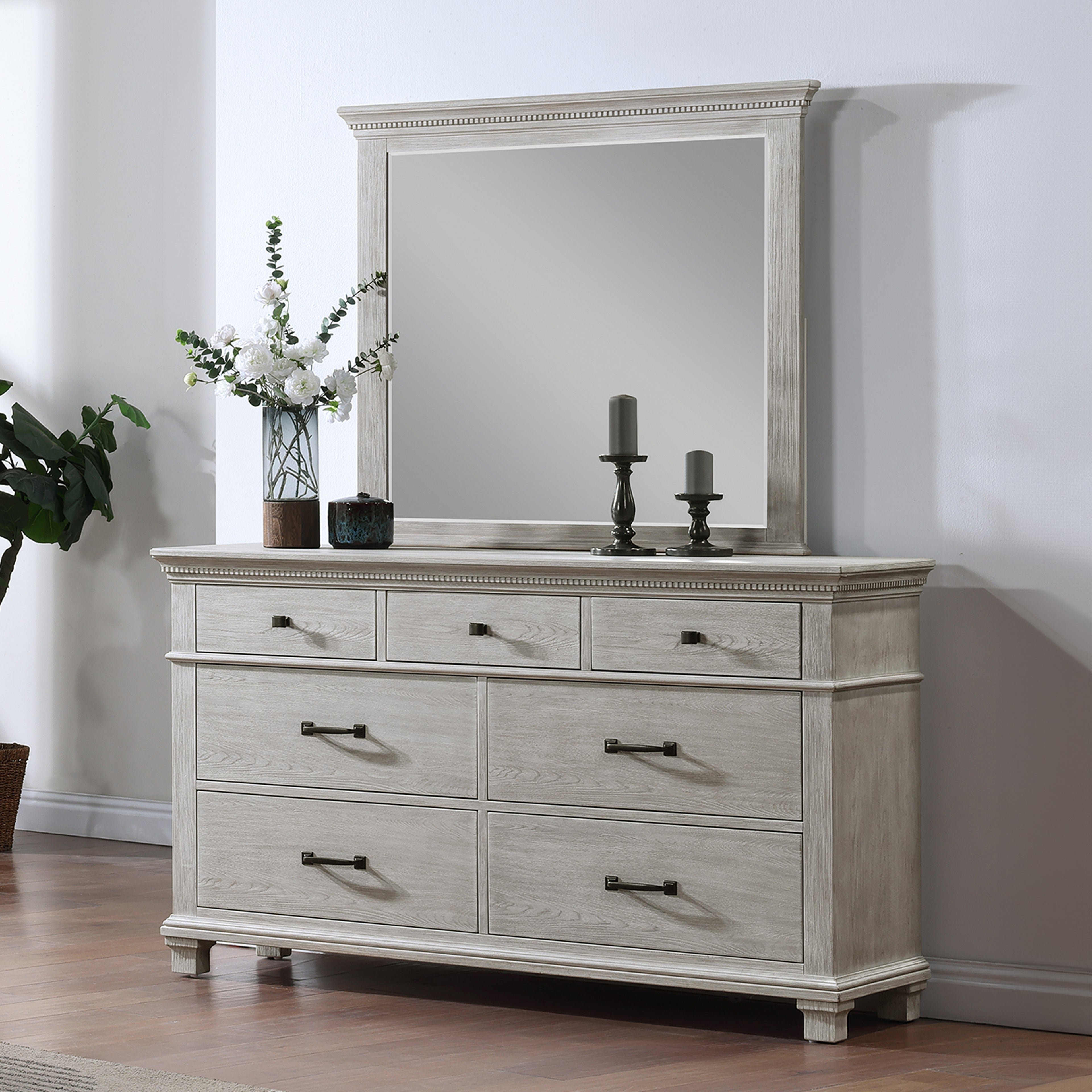 Silver Sands Mirror-Gray