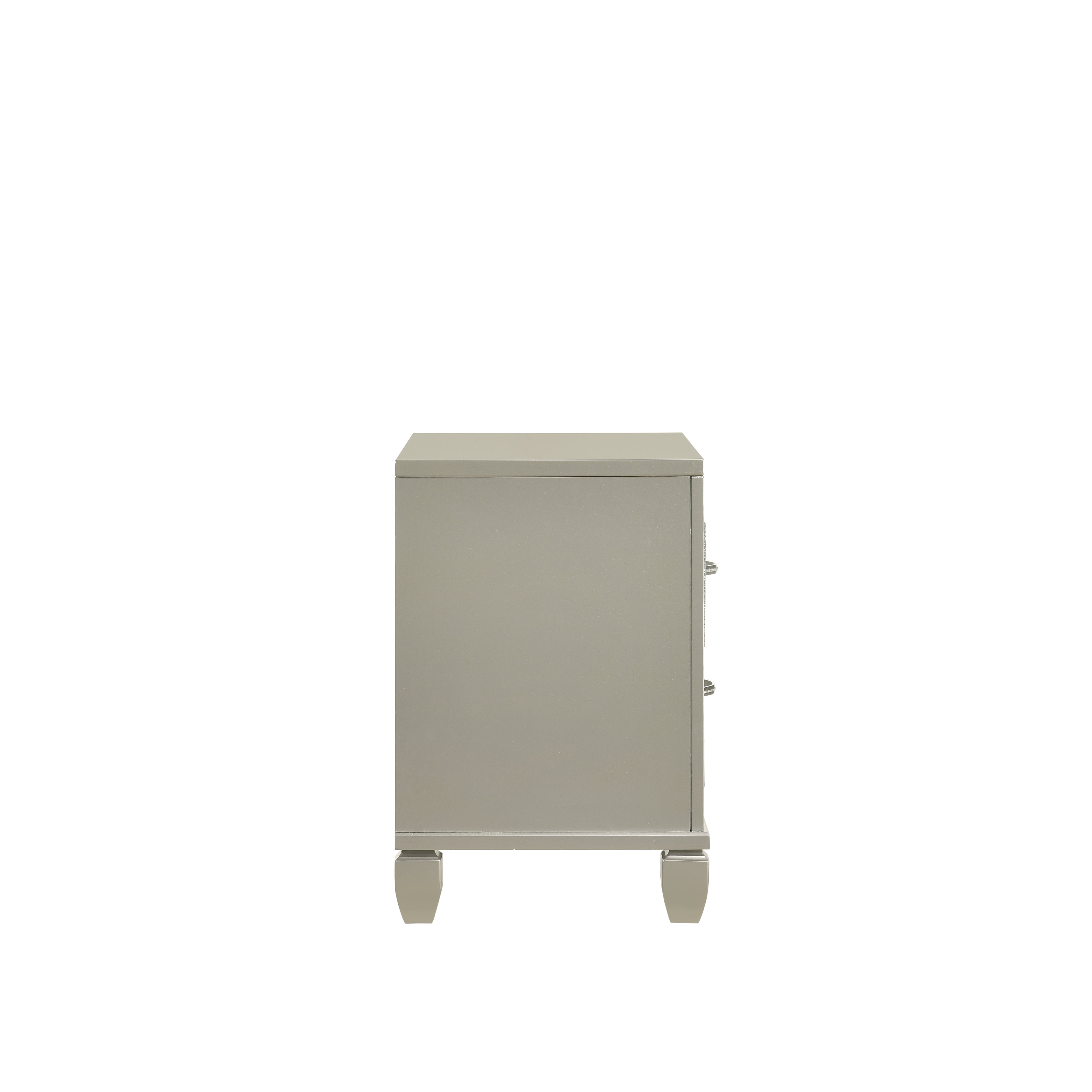 Radiance Nightstand-Silver