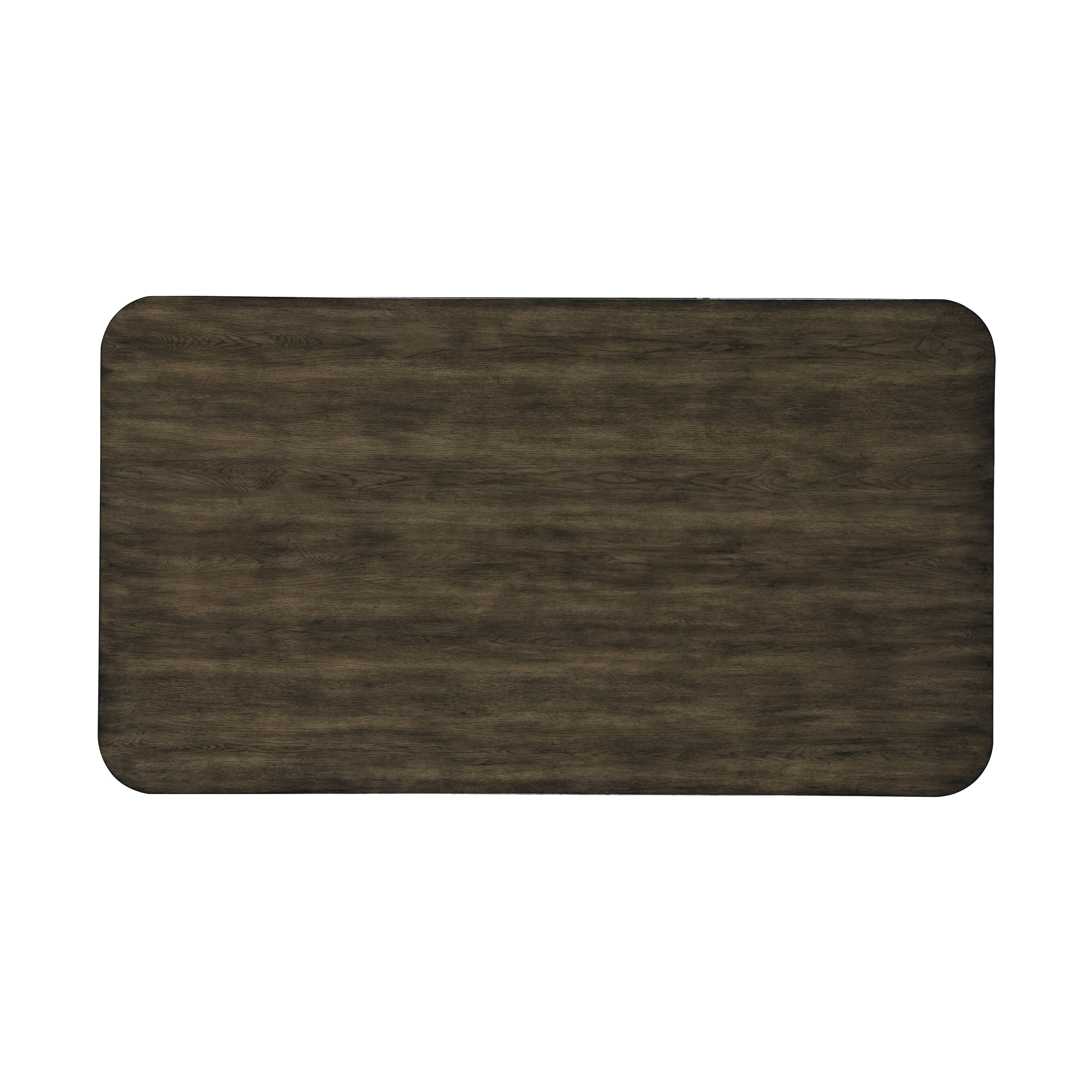 Rex 72" Fixed Top Rectangle Dining Table-Walnut