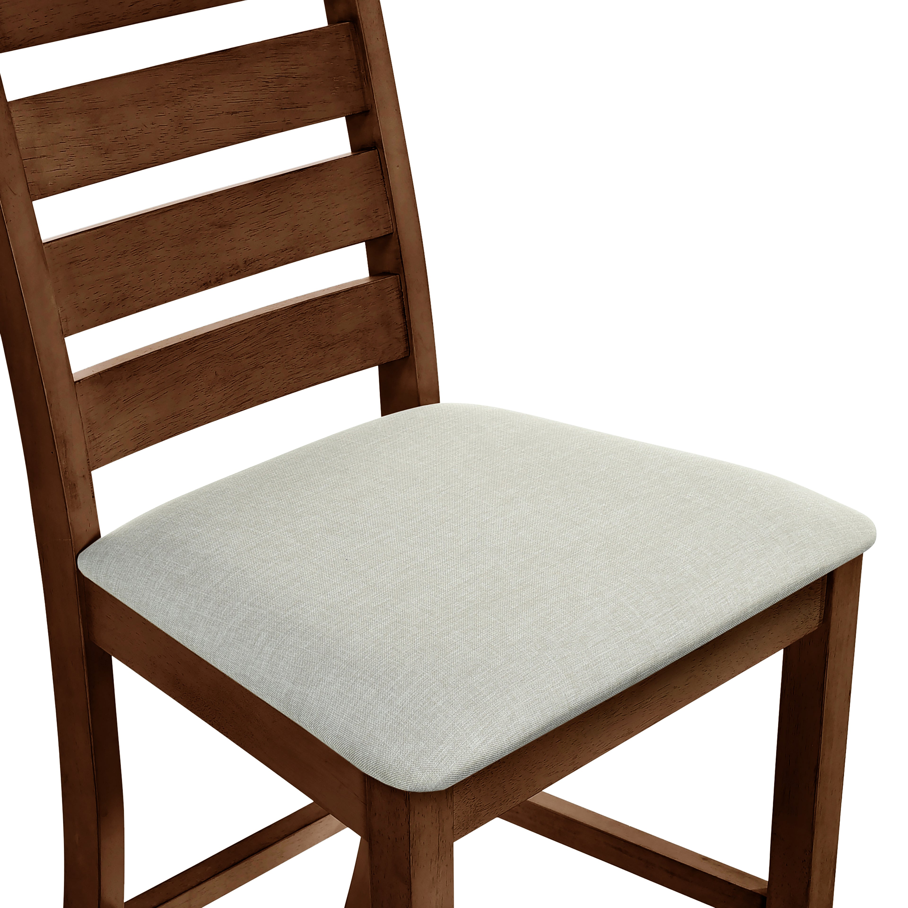 Pascal Ladderback Counter Chair (2 Per Carton)-Walnut