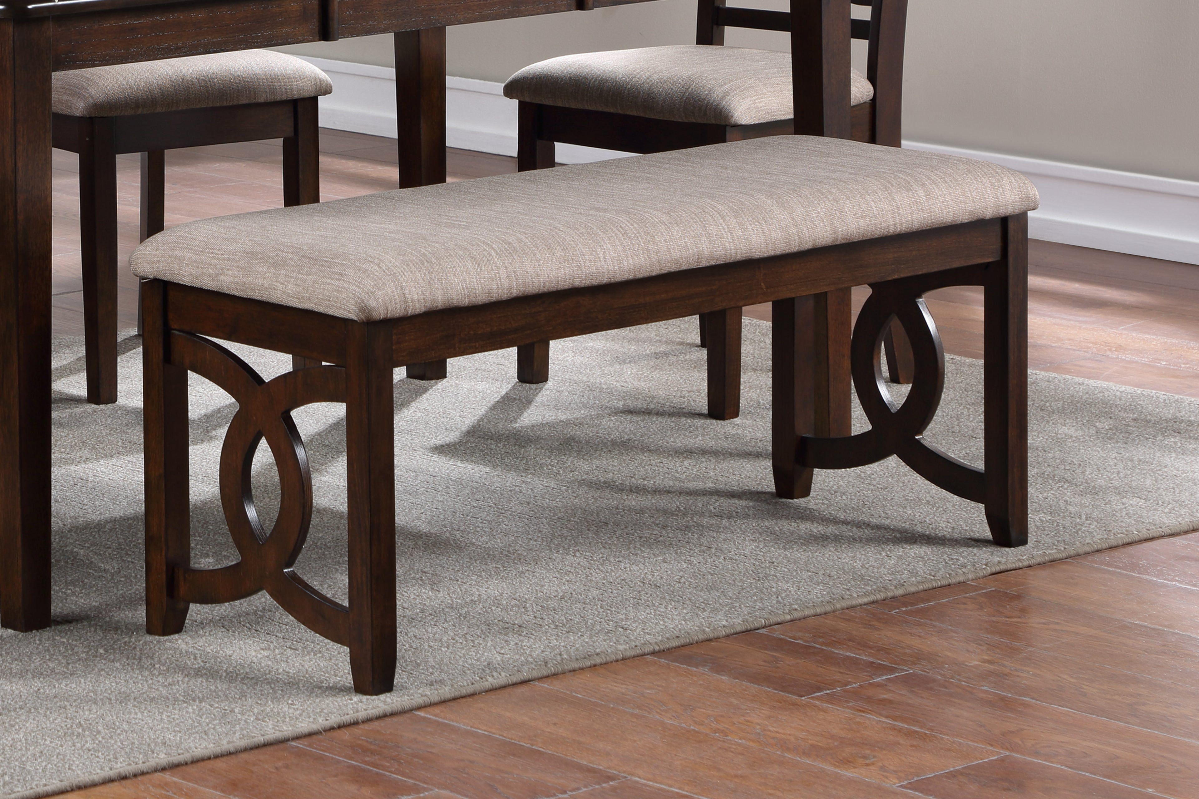 Gia 46" Bench-Cherry
