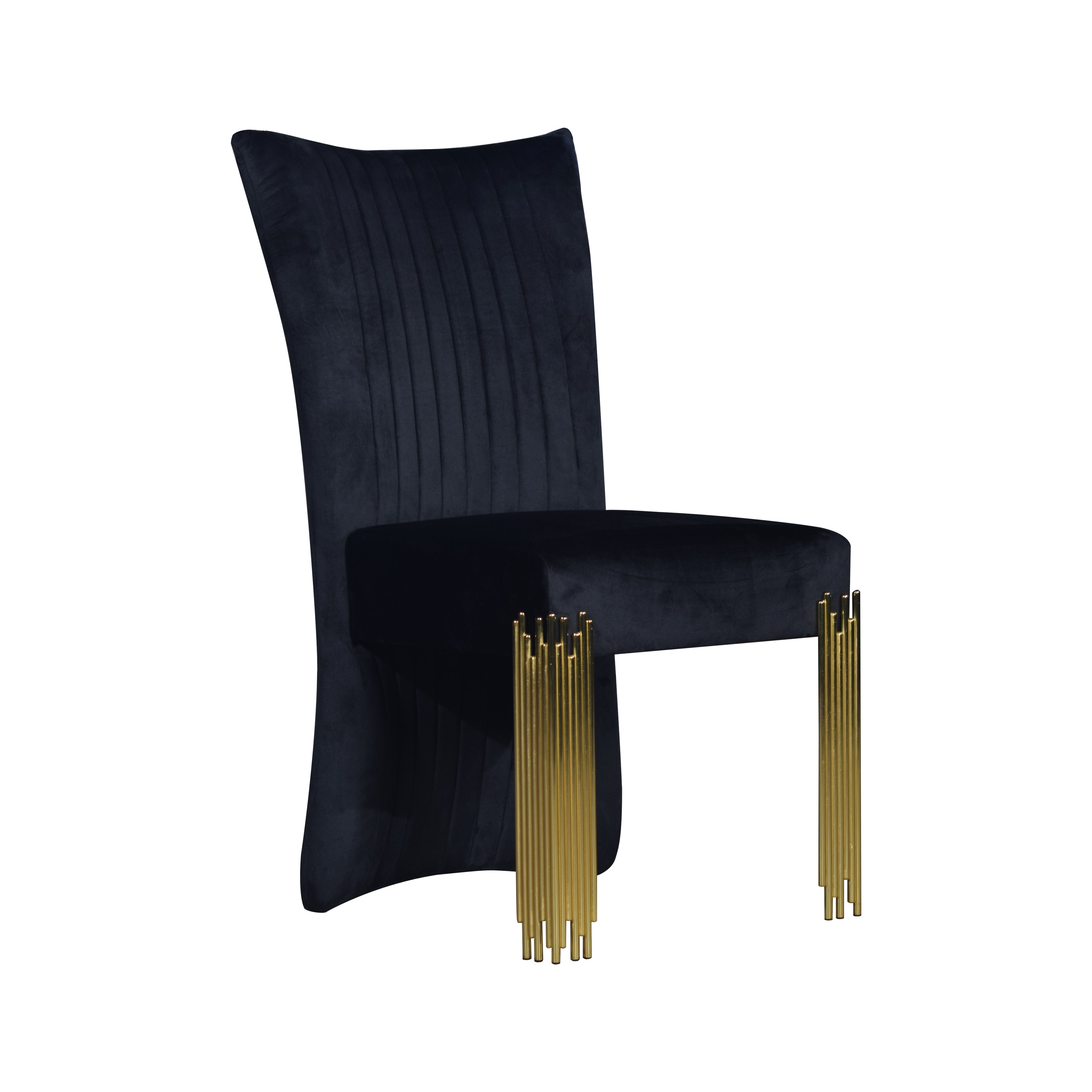 Empire Ladderback Dining Chair (2 Per Carton)-Black