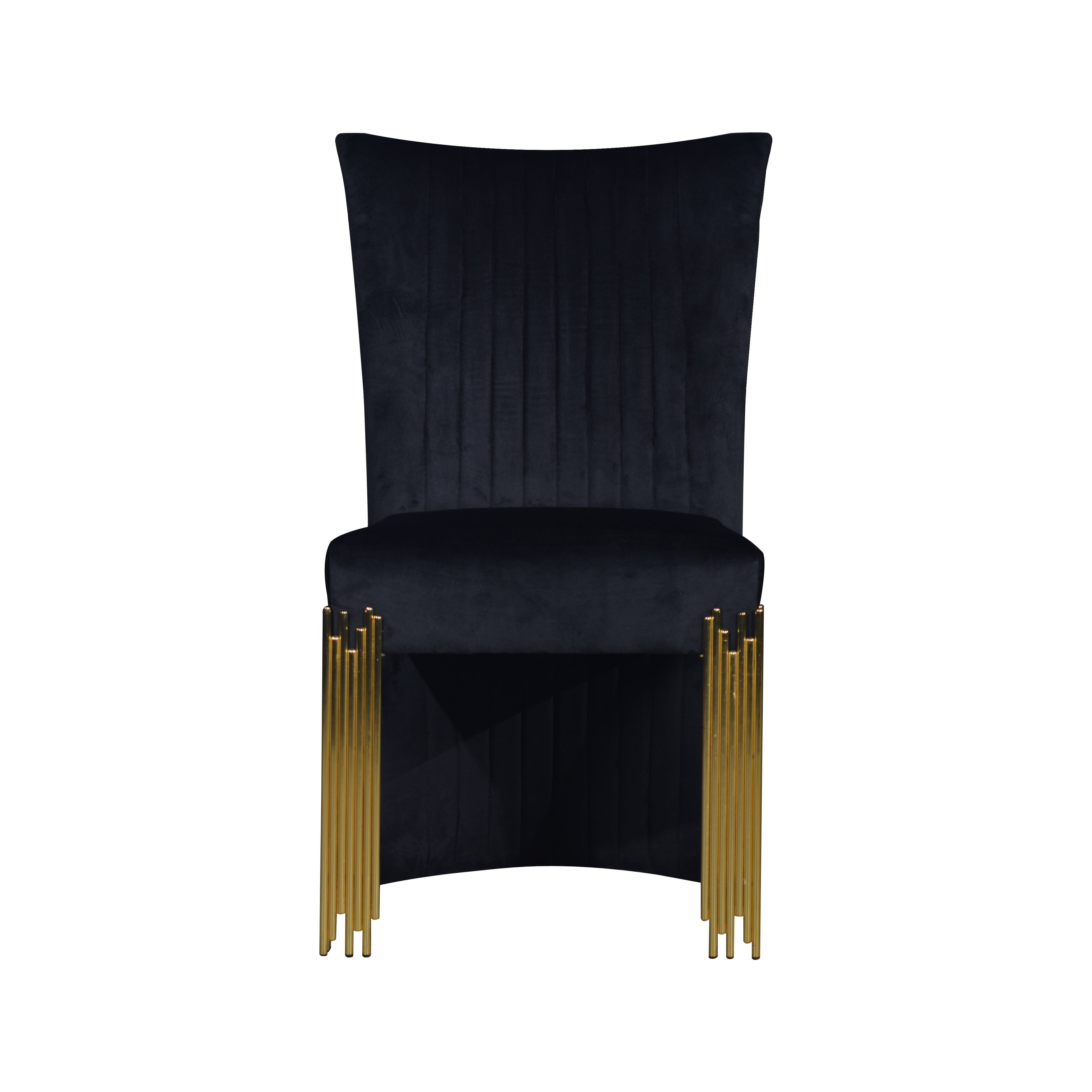 Empire Ladderback Dining Chair (2 Per Carton)-Black